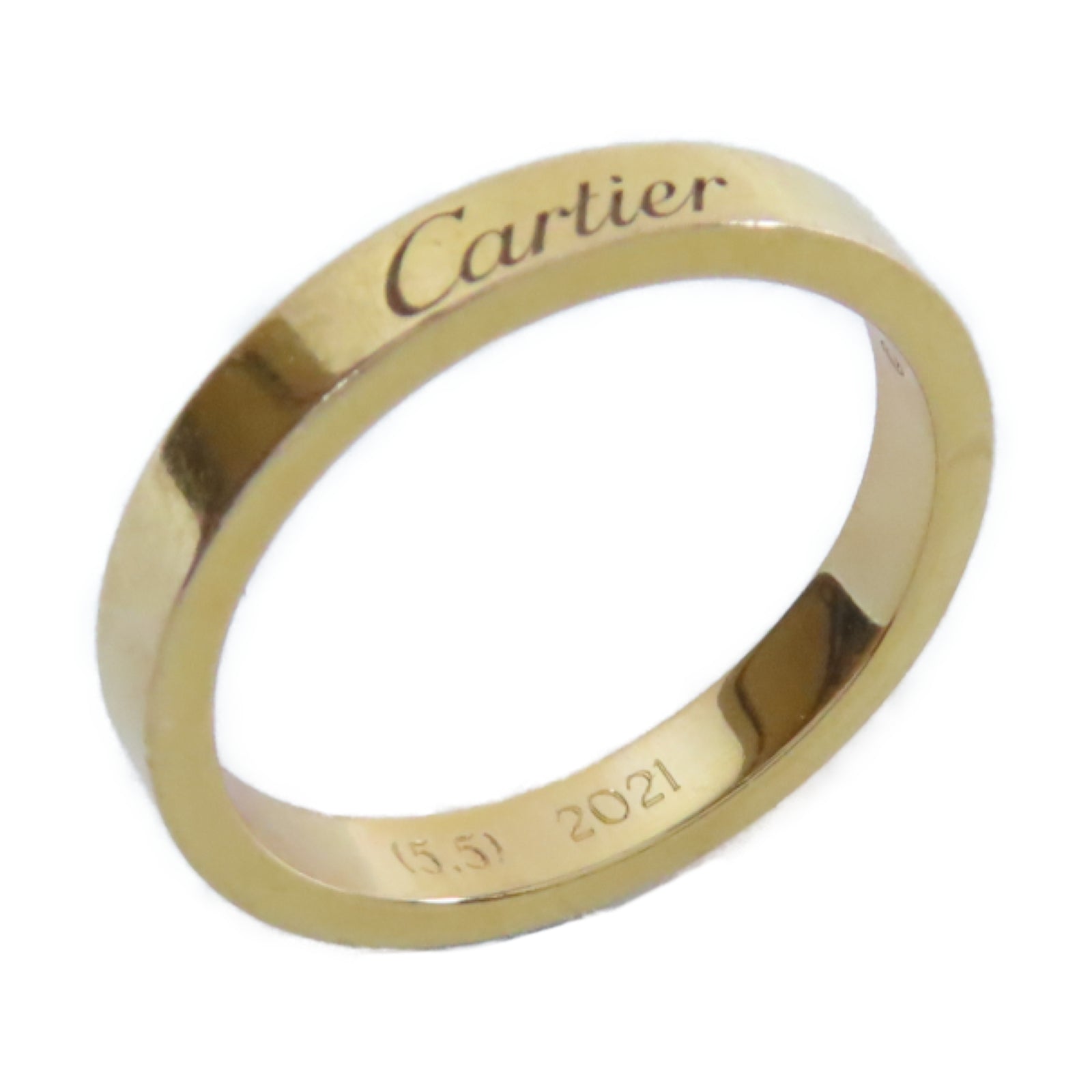 CARTIER 【激減優惠】18K玫瑰金Fine Shank Ring戒指Cartier#53/US#6.25