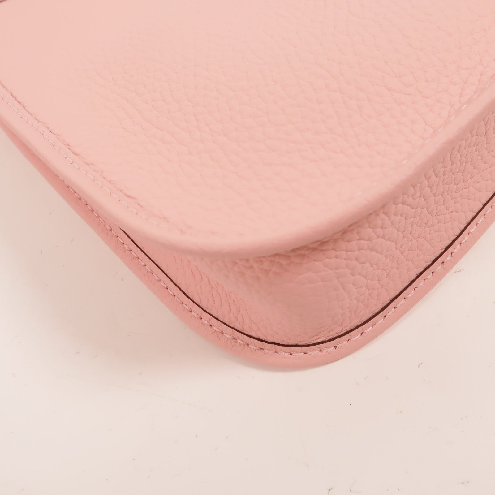 HERMES Clemence皮革Evelyne TPM肩背袋Rose Sakura