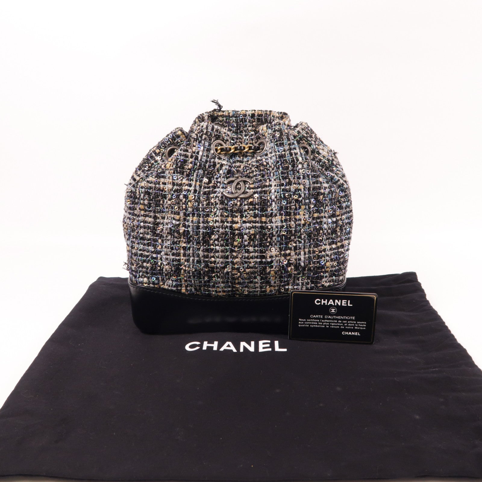 CHANEL 粗花呢Backpace背包