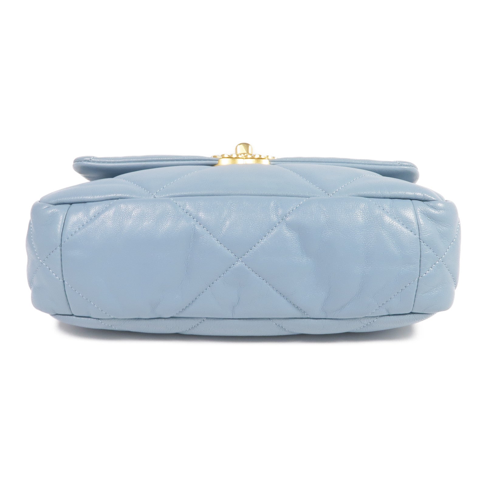 CHANEL 羊皮皮革C19 Small手挽肩背兩用袋