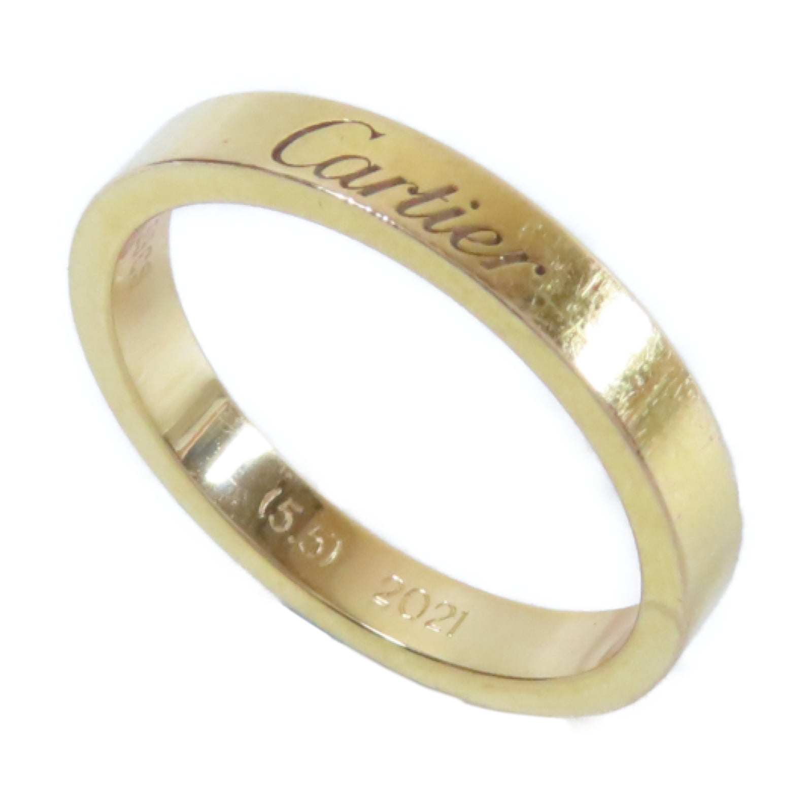 CARTIER 【激減優惠】18K玫瑰金Fine Shank Ring戒指Cartier#53/US#6.25