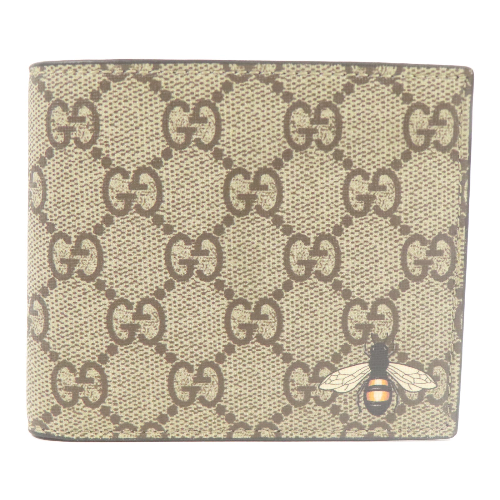 GUCCI 塗層帆布Bee Wallet錢包
