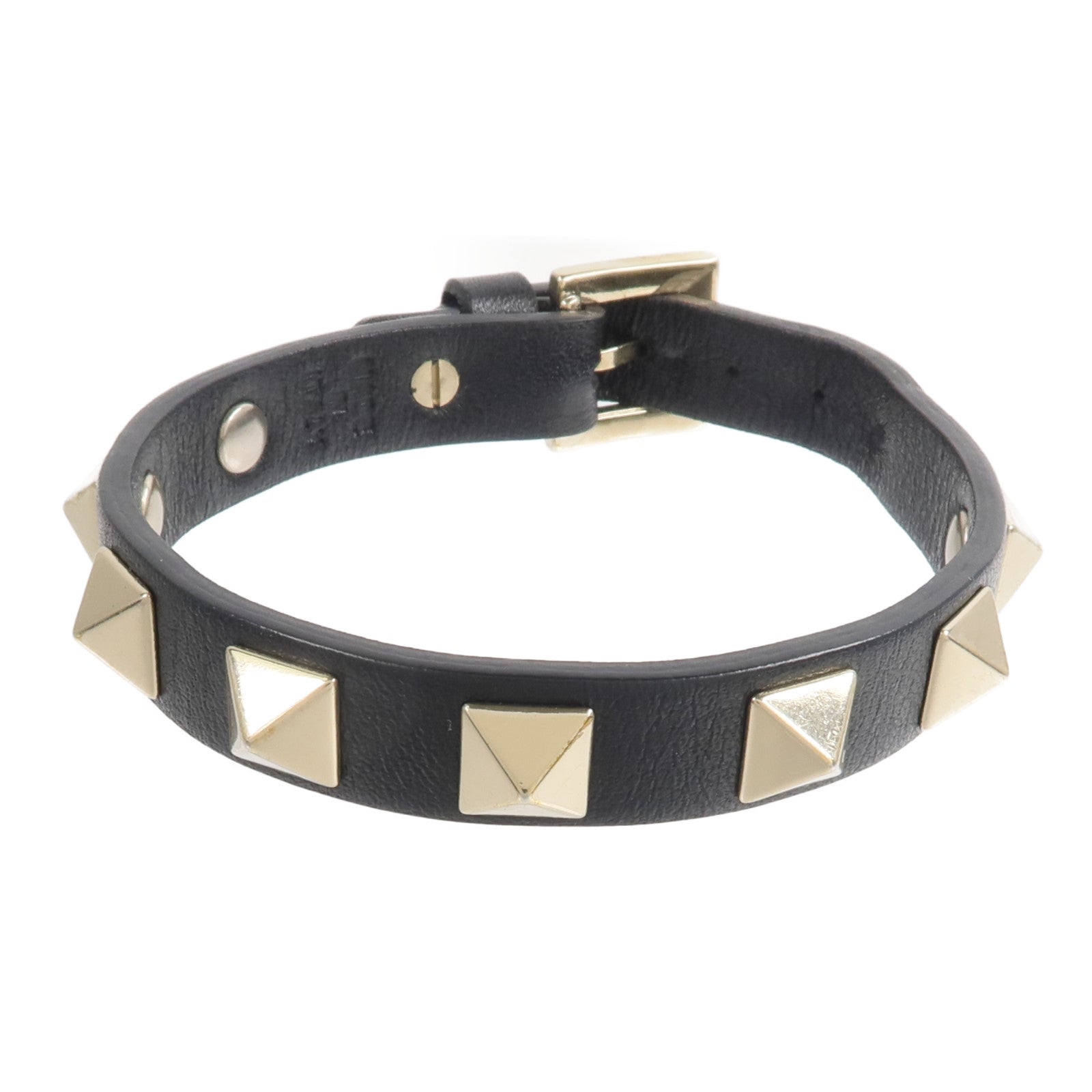 Valentino 牛皮皮革Garavani Rockstud Bracelet手鐲