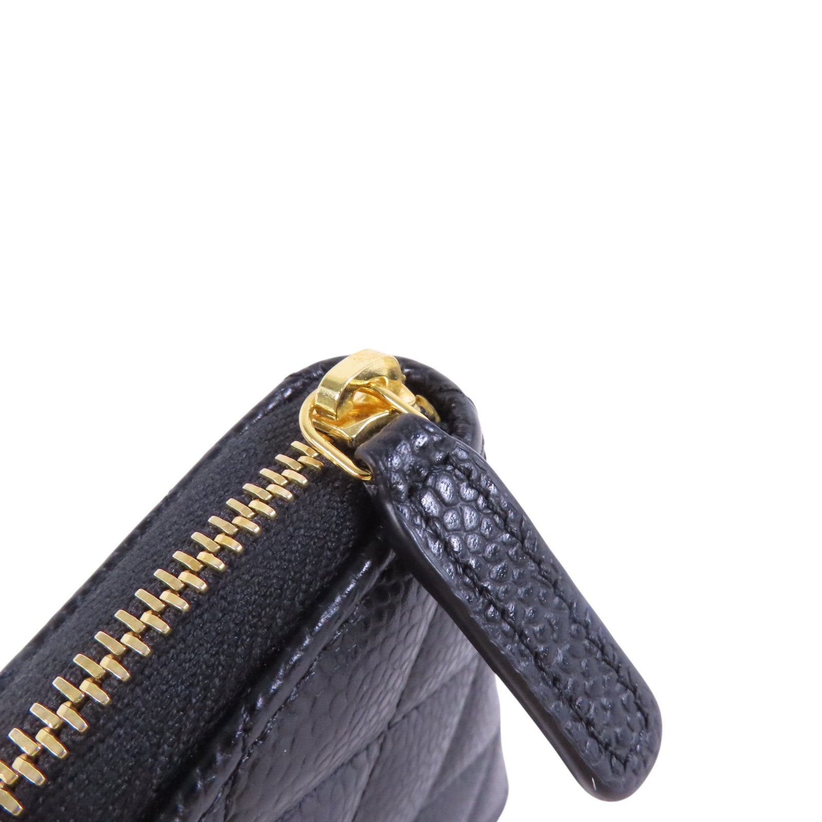 CHANEL 牛皮皮革Card Case金扣卡套