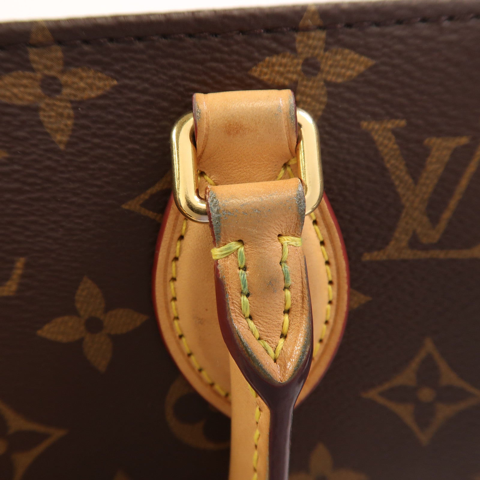 LOUIS VUITTON Monogram Sac Plat BB金扣手挽肩背兩用袋