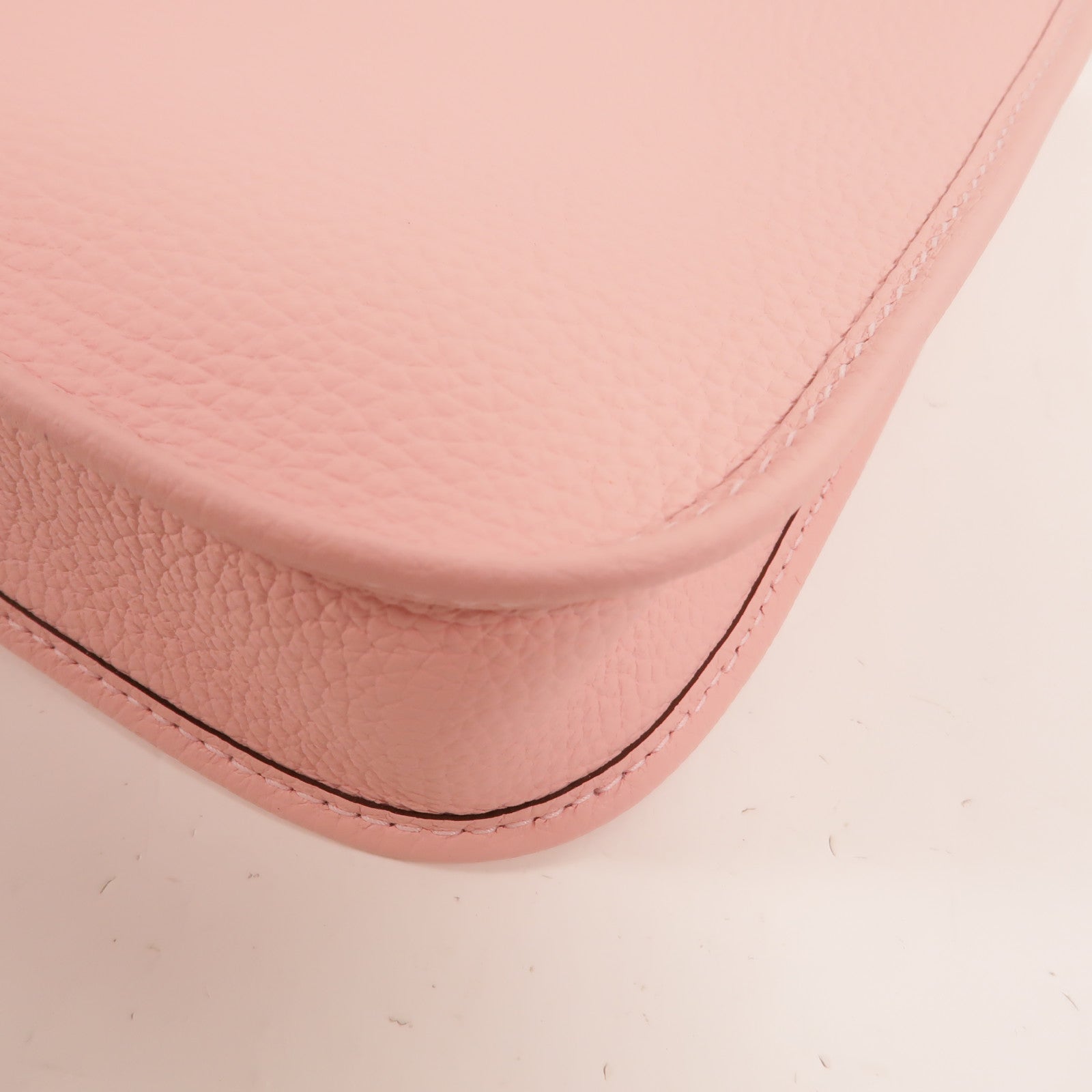 HERMES Clemence皮革Evelyne TPM肩背袋Rose Sakura