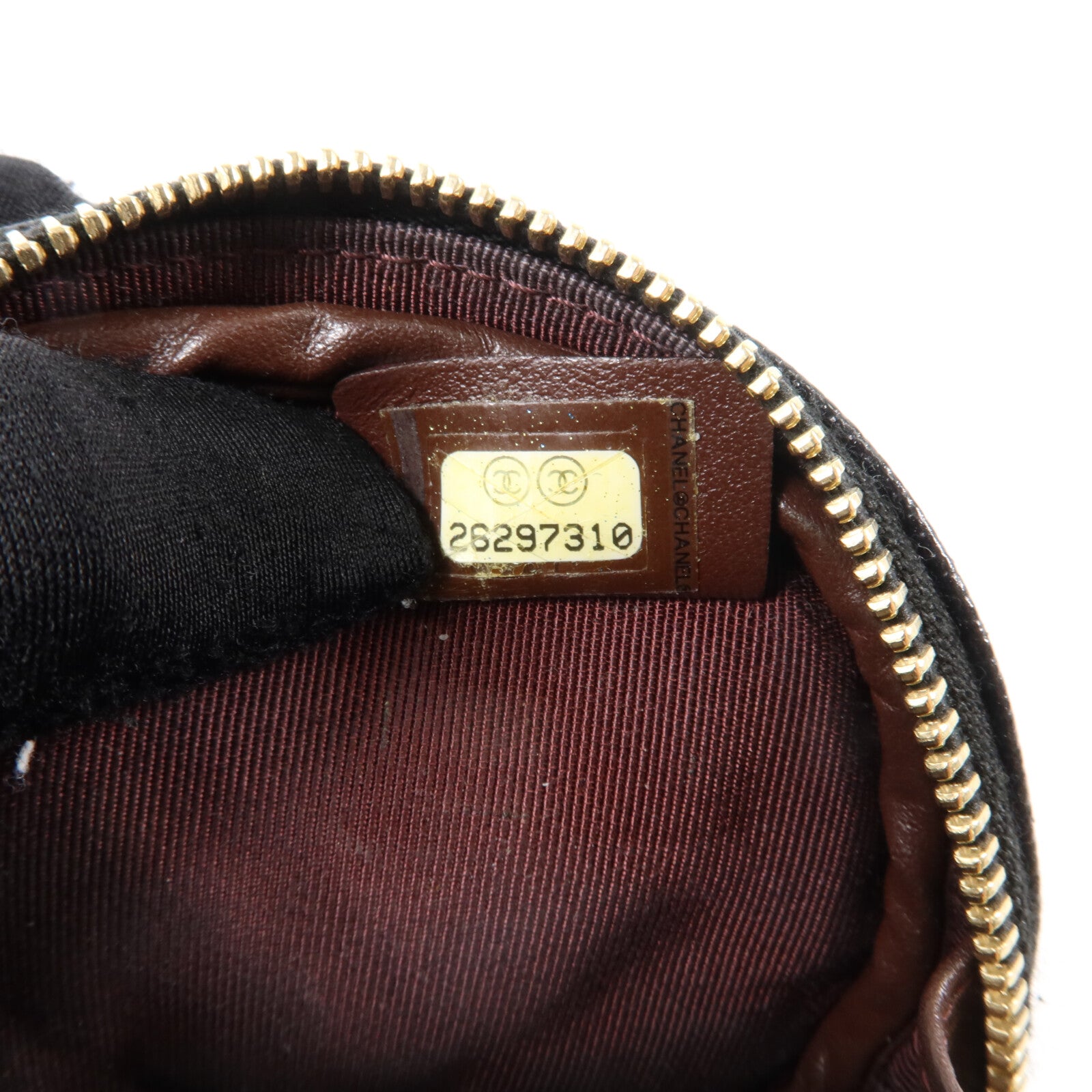 CHANEL 牛皮皮革Coin Case金扣零錢包