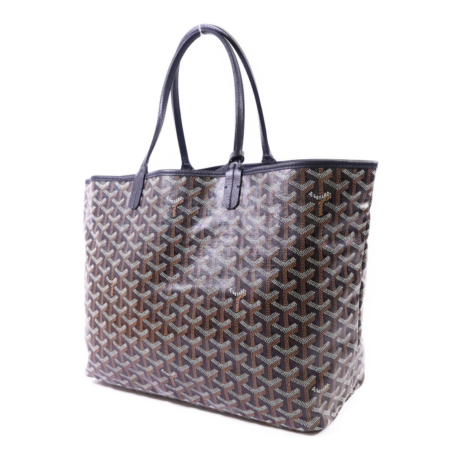 GOYARD 塗層帆布Saint Louis PM銀扣手挽袋