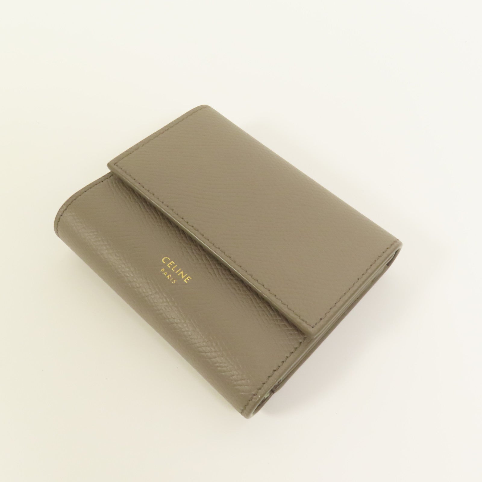 CELINE 牛皮皮革Wallet金扣錢包