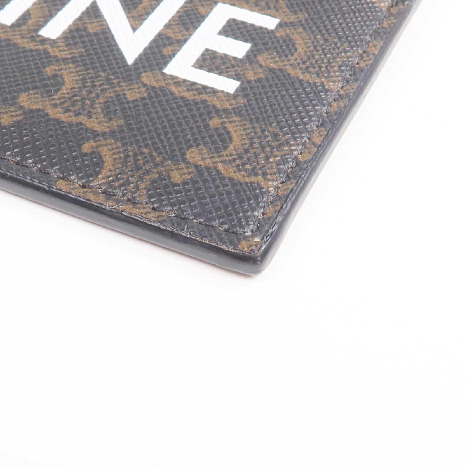 CELINE 塗層帆布/牛皮皮革Card Holder卡片套