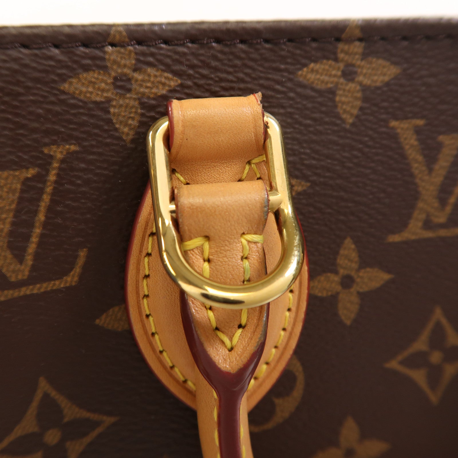 LOUIS VUITTON Monogram Sac Plat BB金扣手挽肩背兩用袋