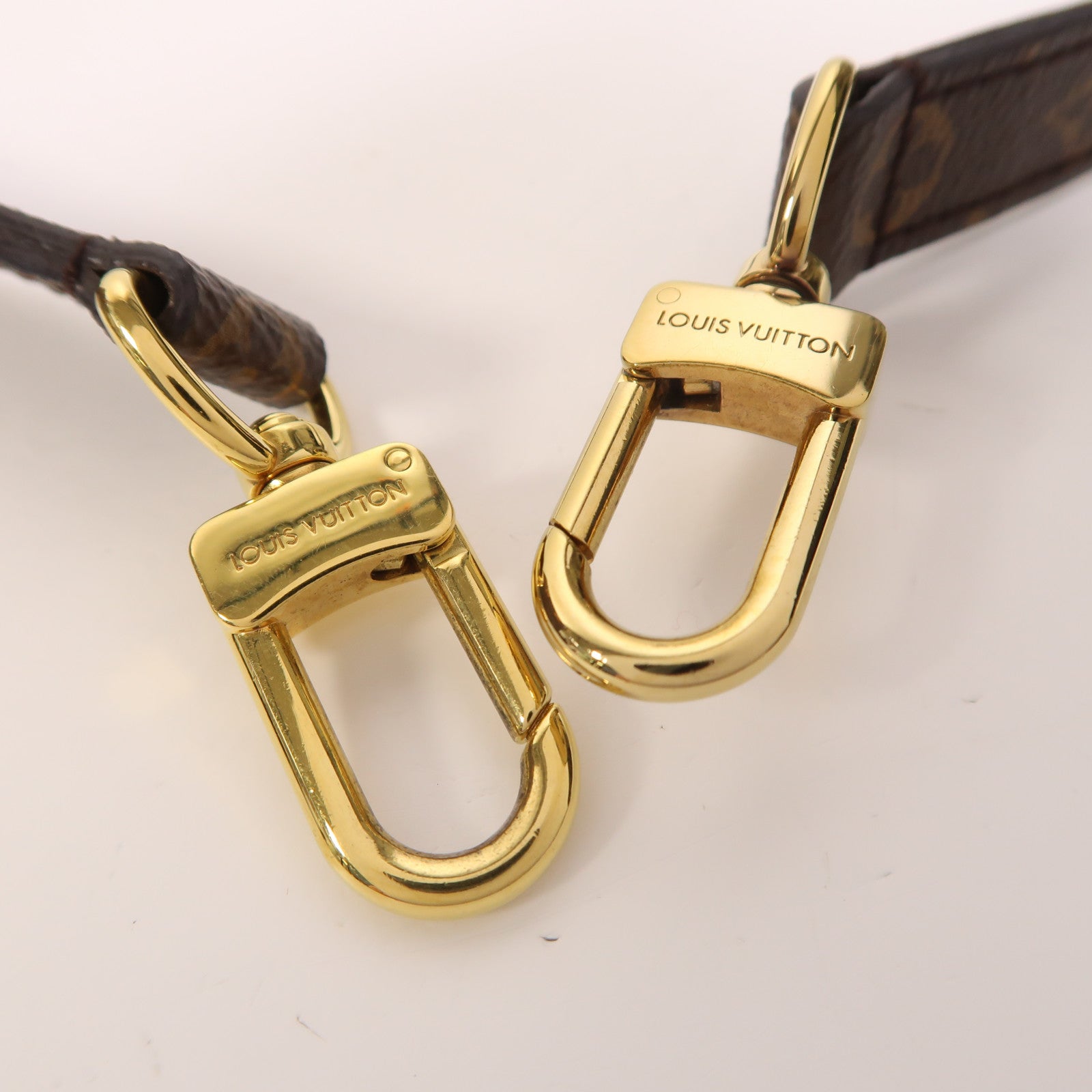 LOUIS VUITTON Monogram Sac Plat BB金扣手挽肩背兩用袋