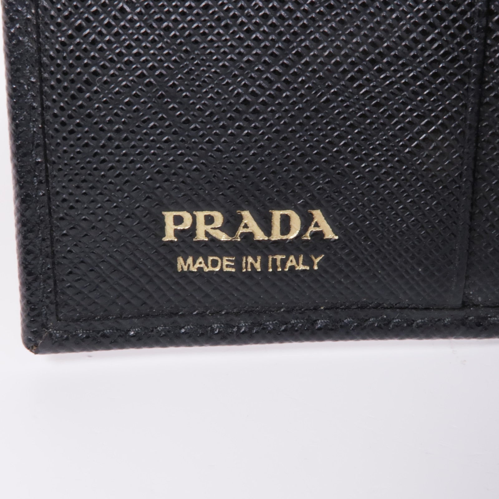 PRADA 牛皮皮革Wallet金扣錢包