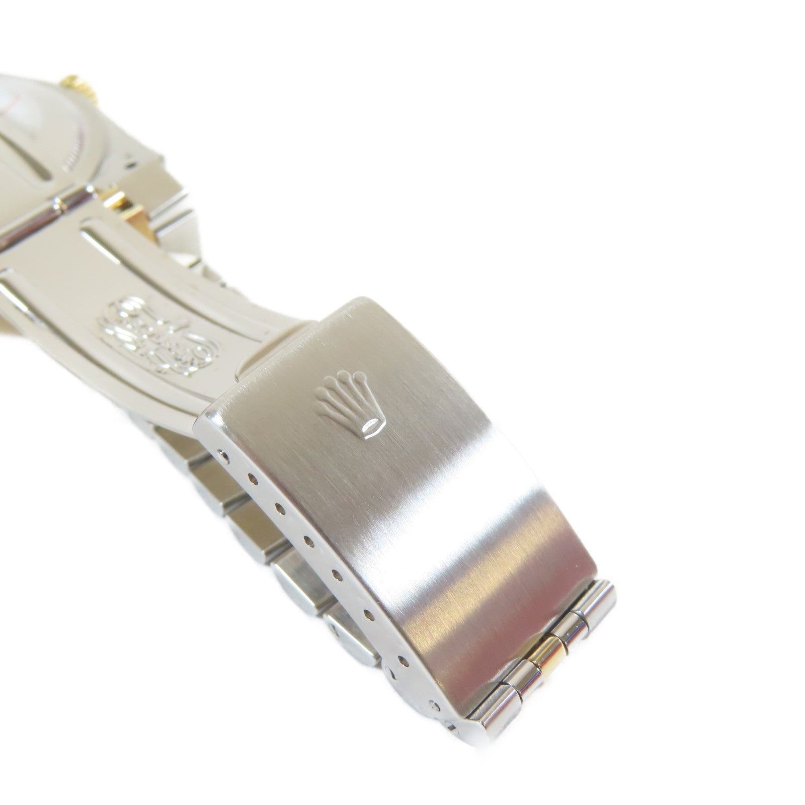 ROLEX 不鏽鋼/18K黃金Datejust自動機芯手錶藍色#17.5cm