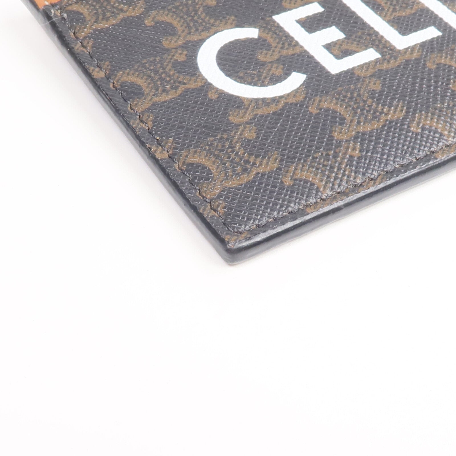 CELINE 塗層帆布/牛皮皮革Card Holder卡片套