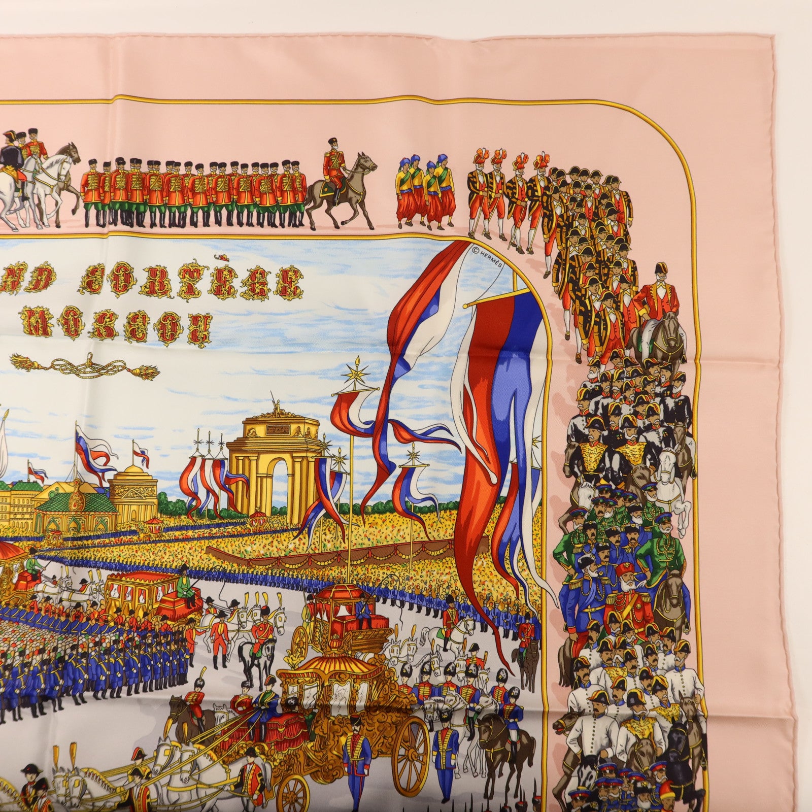 HERMES 絲質Scarf 90x90絲巾