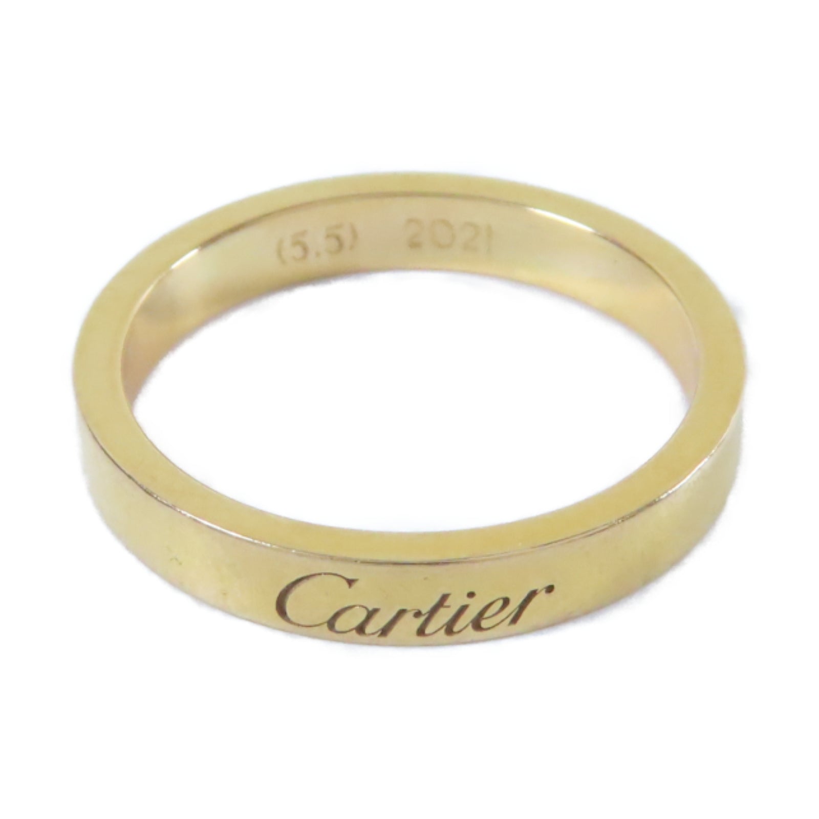 CARTIER 【激減優惠】18K玫瑰金Fine Shank Ring戒指Cartier#53/US#6.25