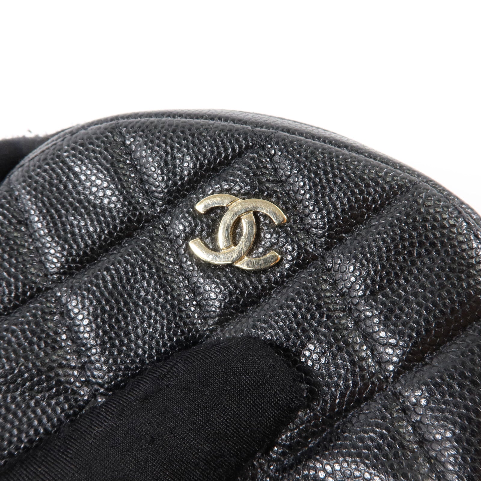 CHANEL 牛皮皮革Coin Case金扣零錢包
