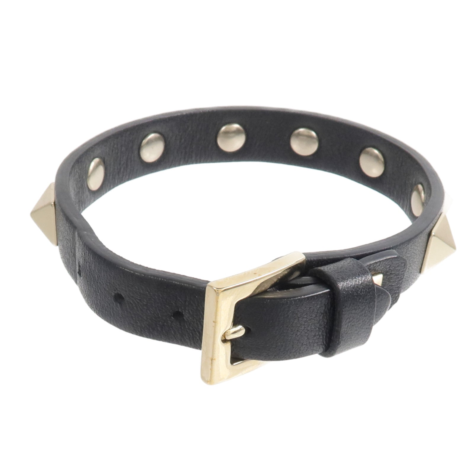 Valentino 牛皮皮革Garavani Rockstud Bracelet手鐲