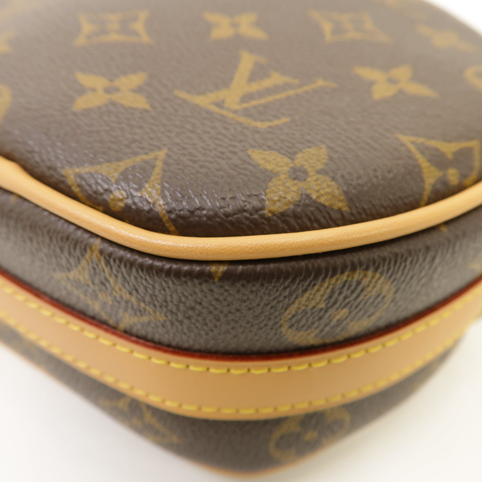 LOUIS VUITTON Monogram Boite Chapeau Souple PM金扣肩背袋棕色