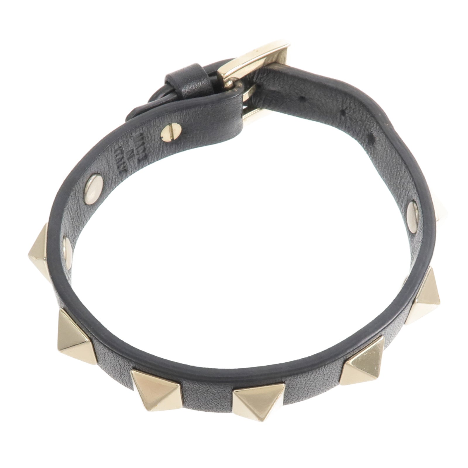 Valentino 牛皮皮革Garavani Rockstud Bracelet手鐲