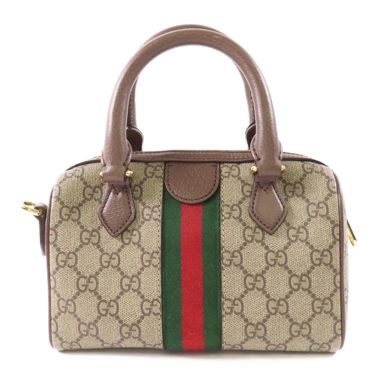 GUCCI 塗層帆布Ophidia GG Mini金扣手挽肩背兩用袋