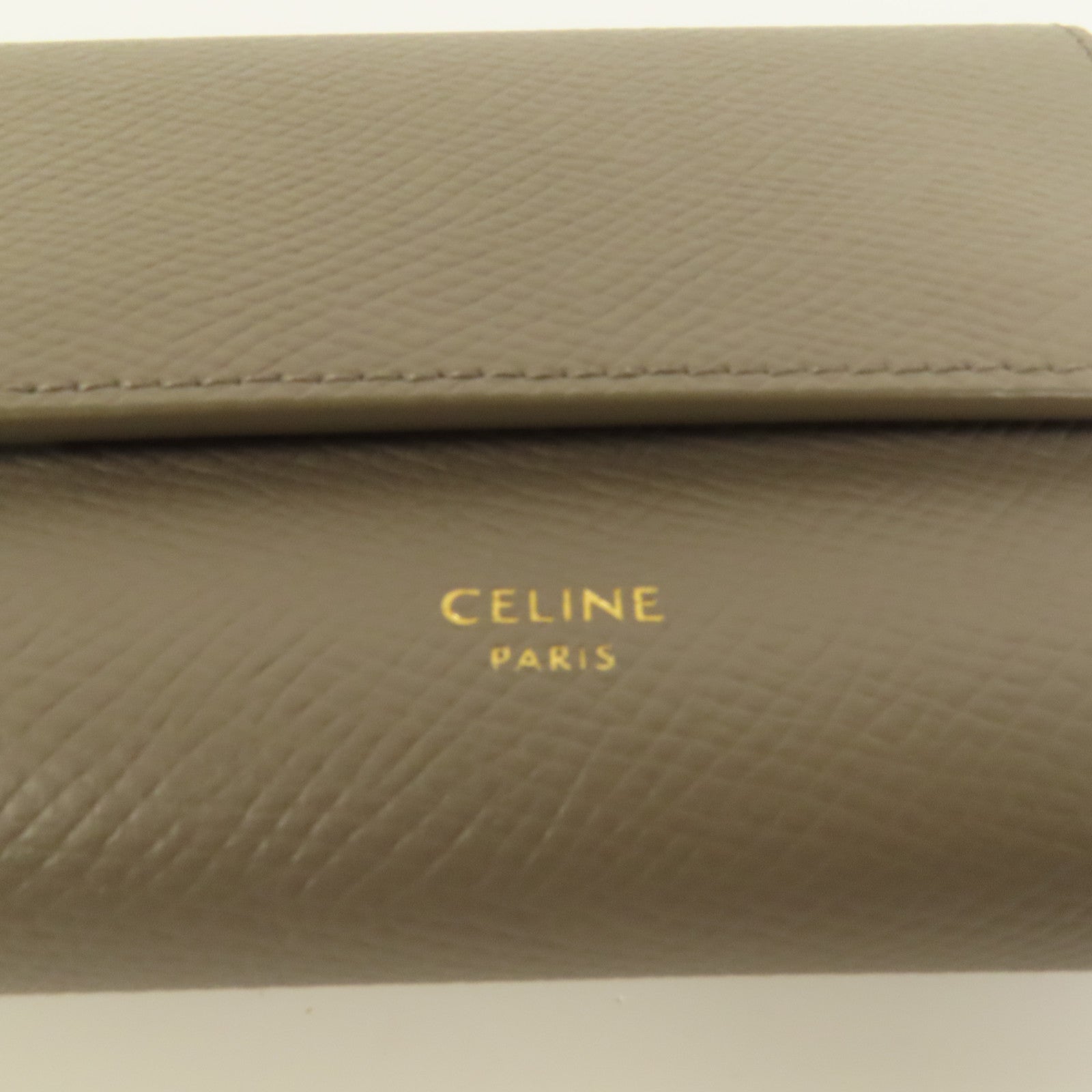 CELINE 牛皮皮革Wallet金扣錢包