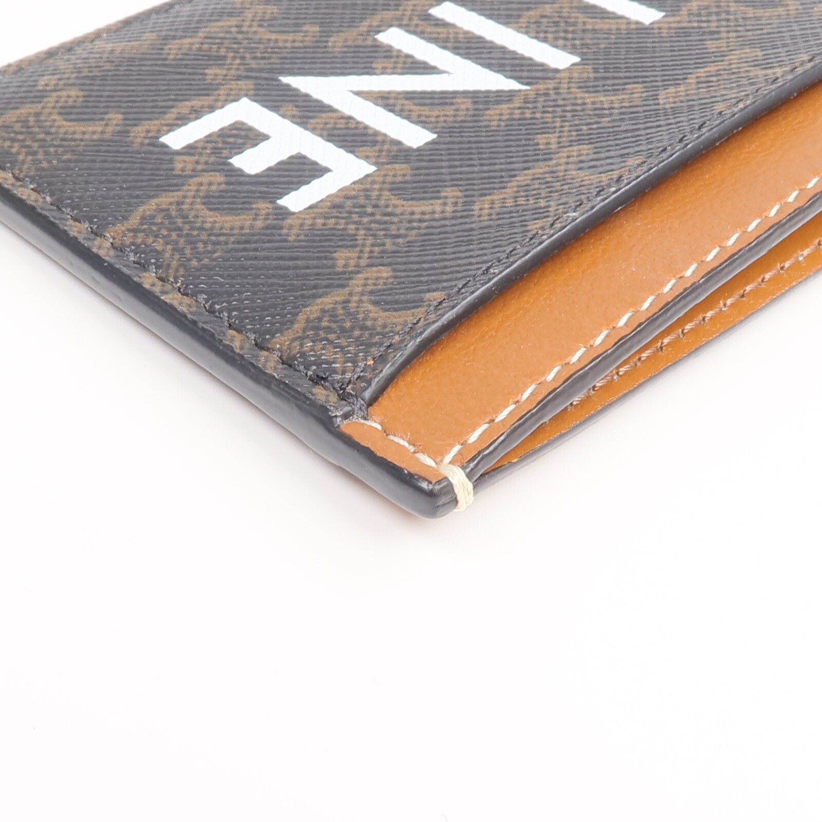 CELINE 塗層帆布/牛皮皮革Card Holder卡片套