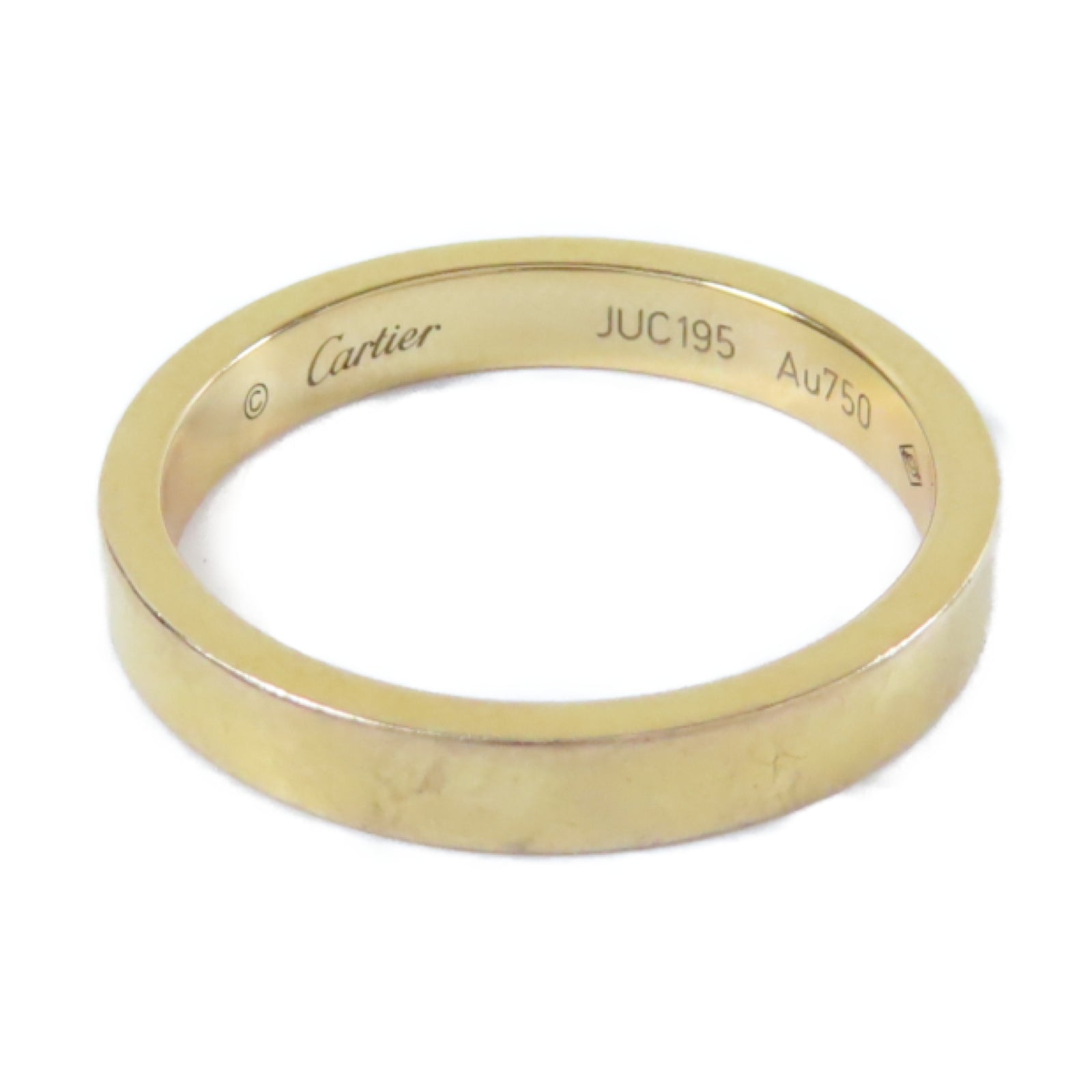 CARTIER 【激減優惠】18K玫瑰金Fine Shank Ring戒指Cartier#53/US#6.25