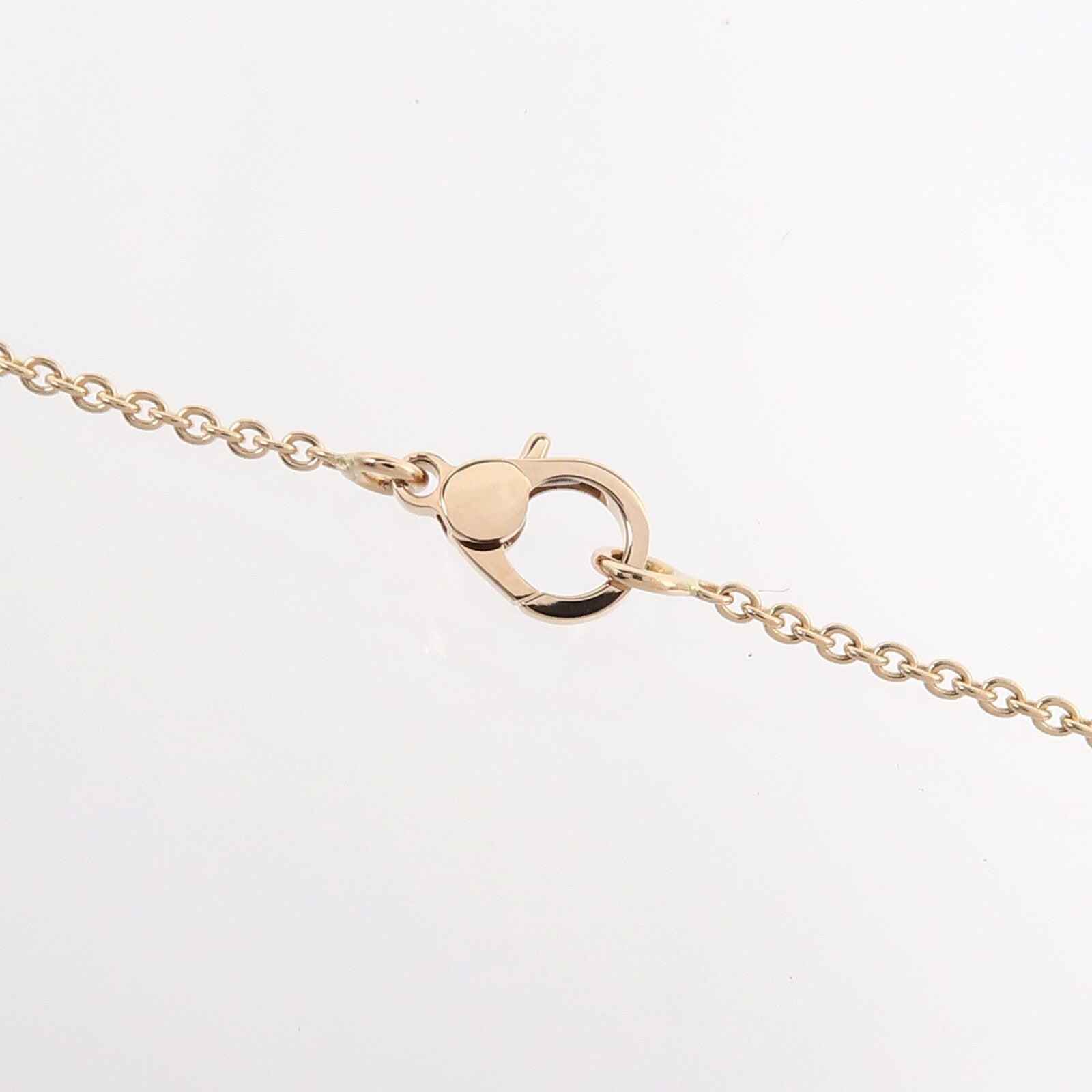 HERMES 18K玫瑰金Finesse Pendant鑽石項鍊