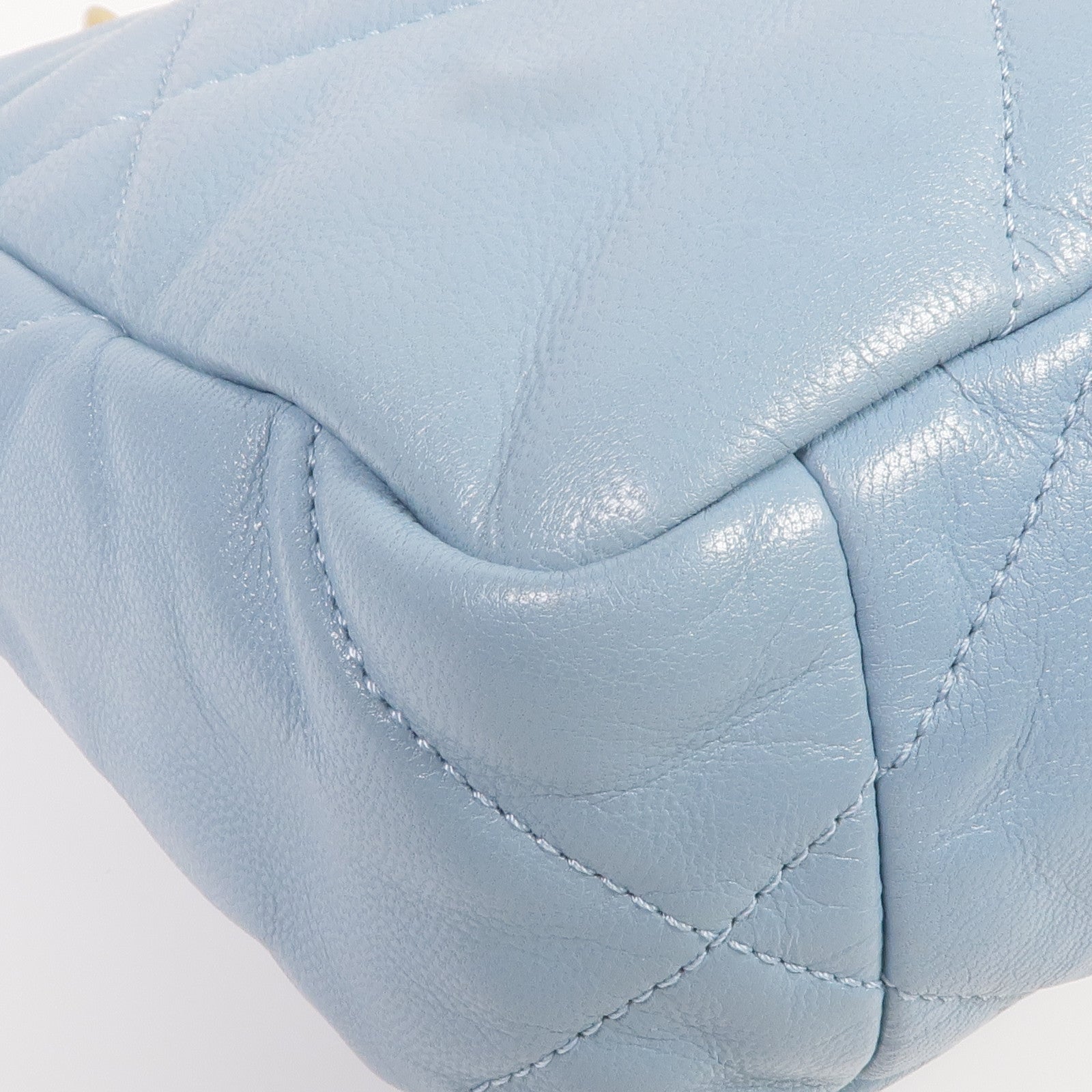 CHANEL 羊皮皮革C19 Small手挽肩背兩用袋