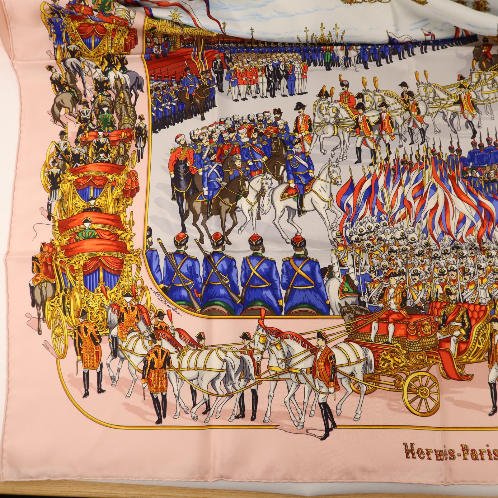 HERMES 絲質Scarf 90x90絲巾