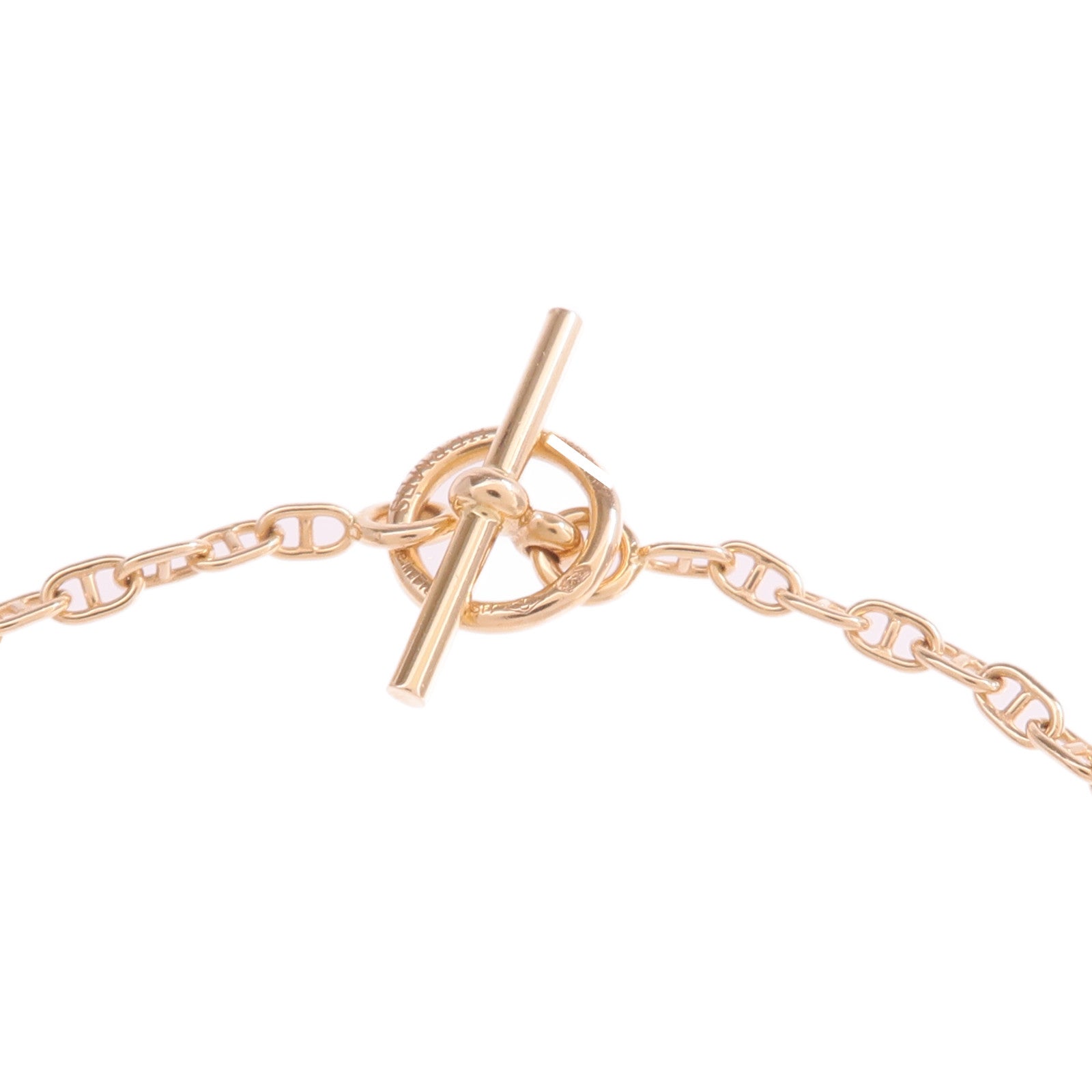 HERMES 18K玫瑰金Farandole Bracelet鑽石手鏈