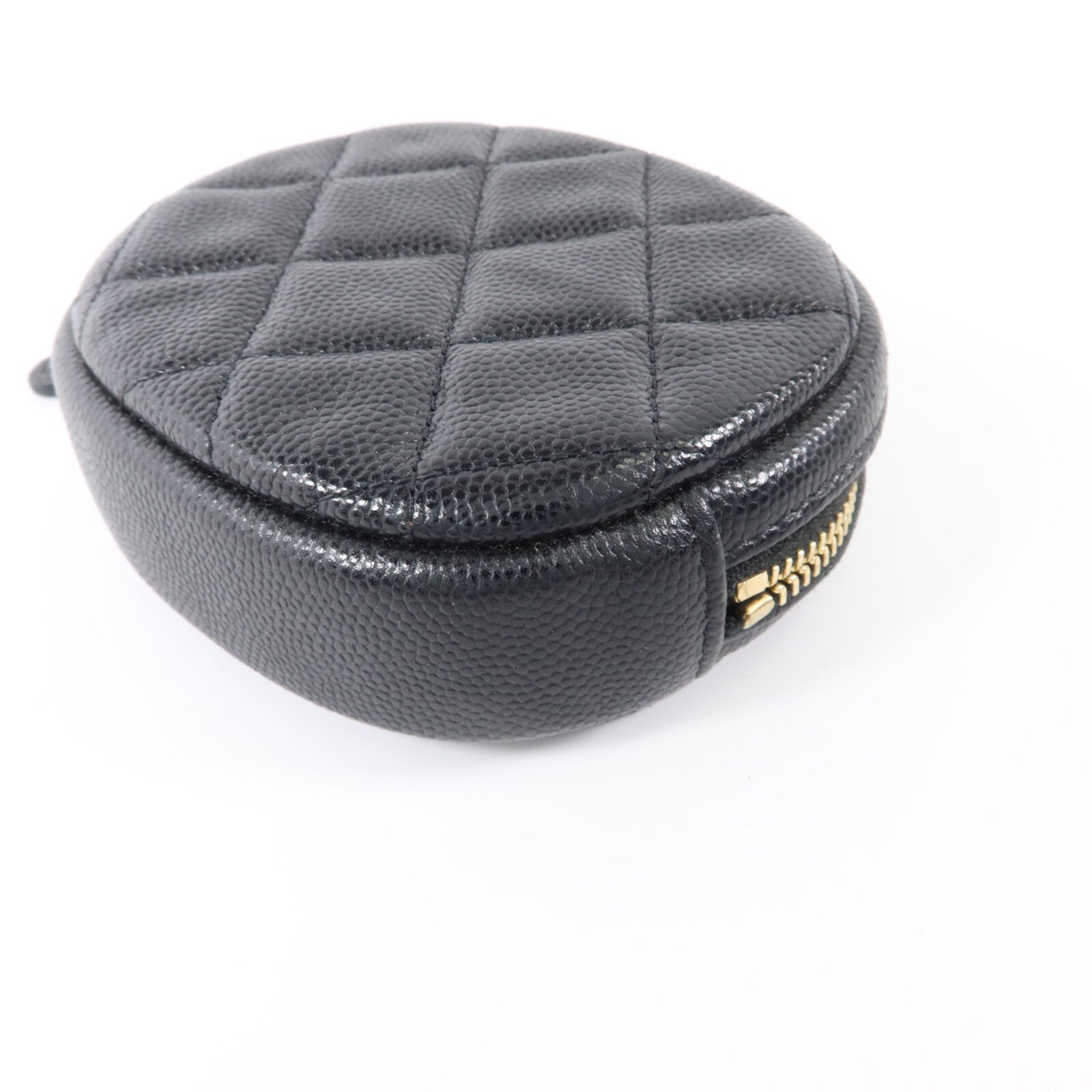 CHANEL 牛皮皮革Coin Case金扣零錢包