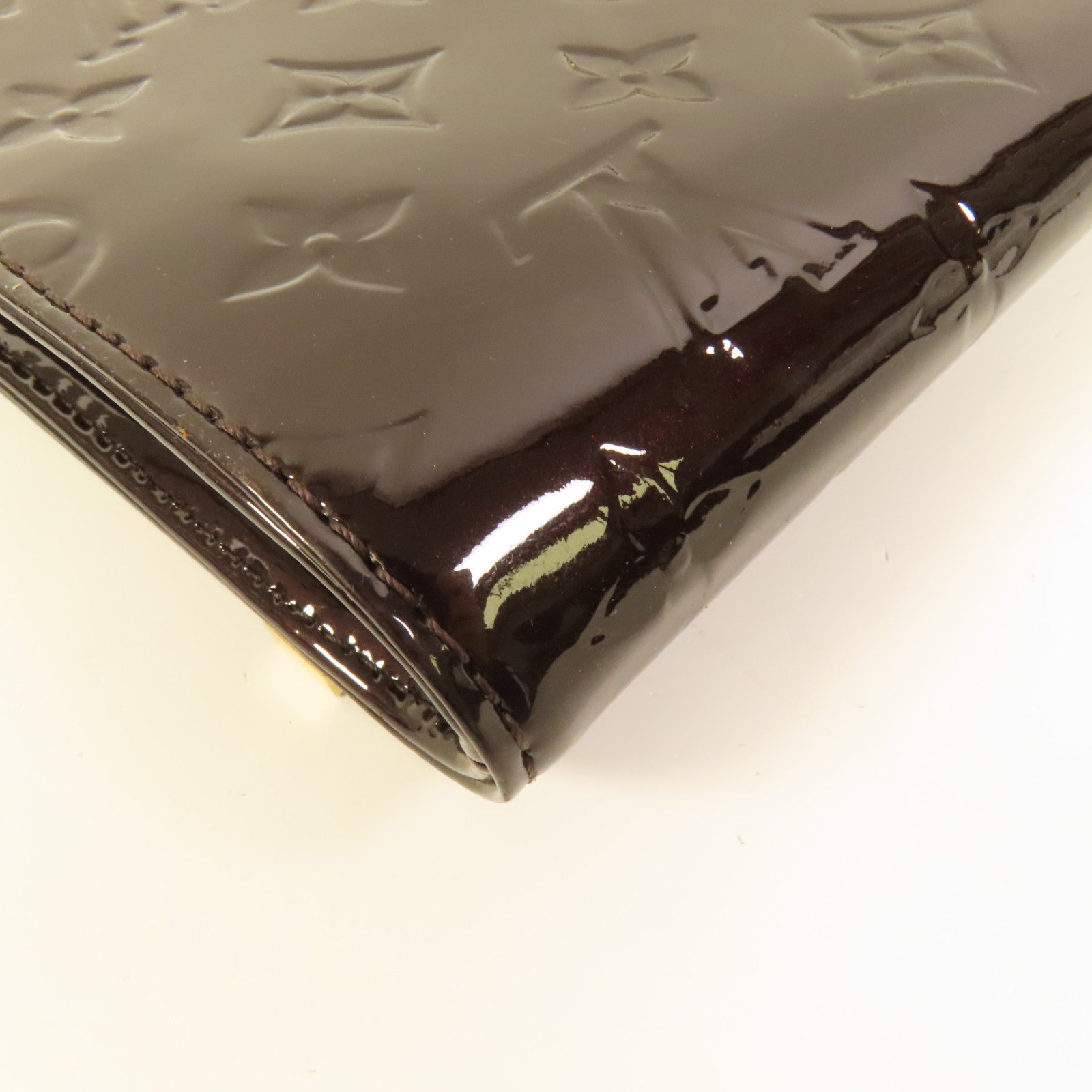 LOUIS VUITTON Monogram Vernis Ana金扣肩背袋