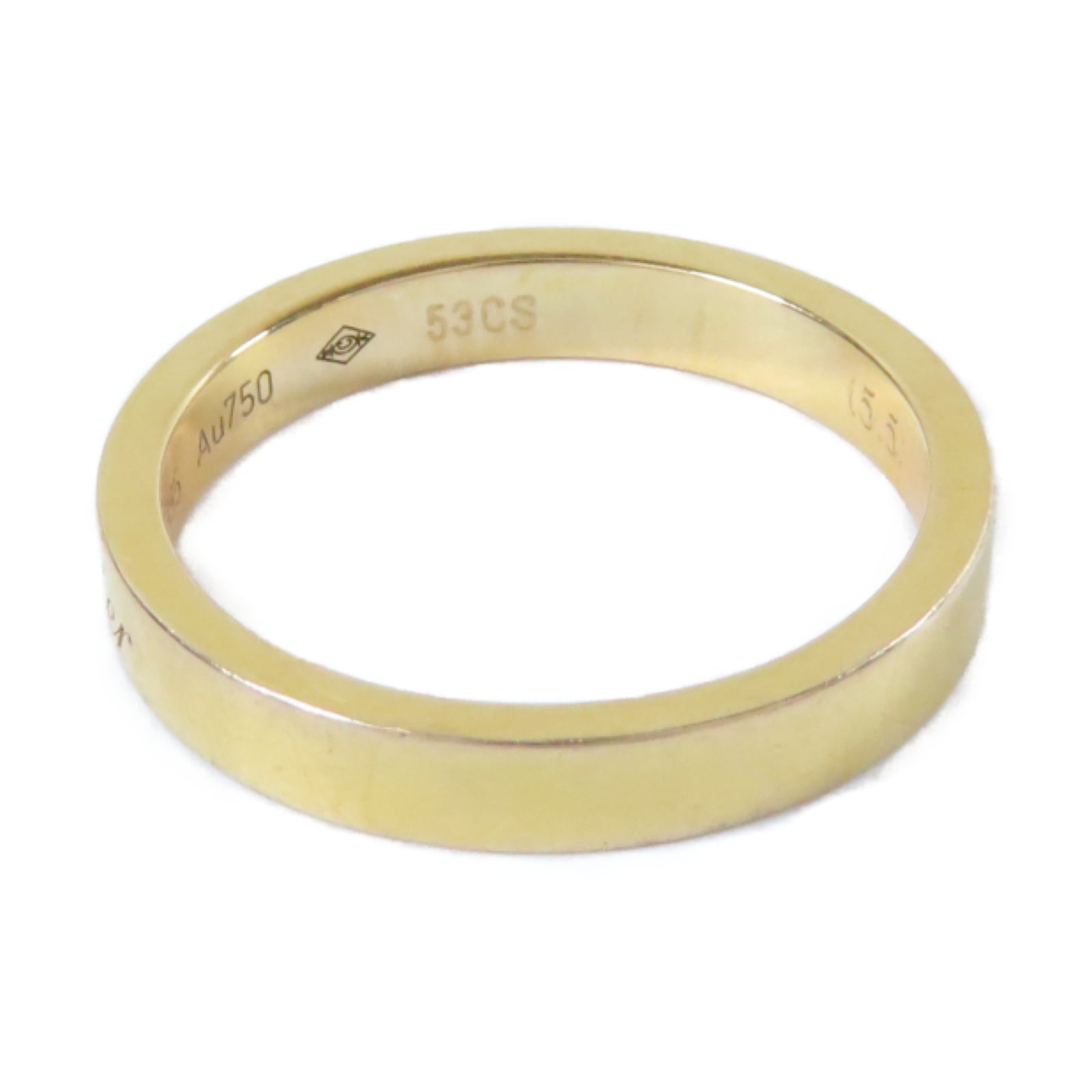 CARTIER 【激減優惠】18K玫瑰金Fine Shank Ring戒指Cartier#53/US#6.25