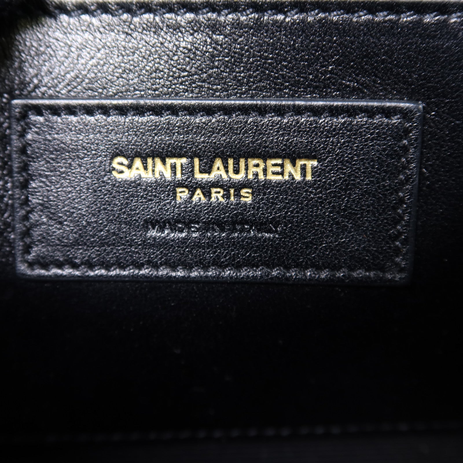 SAINT LAURENT 牛皮皮革Clutch Bag金扣手拿包