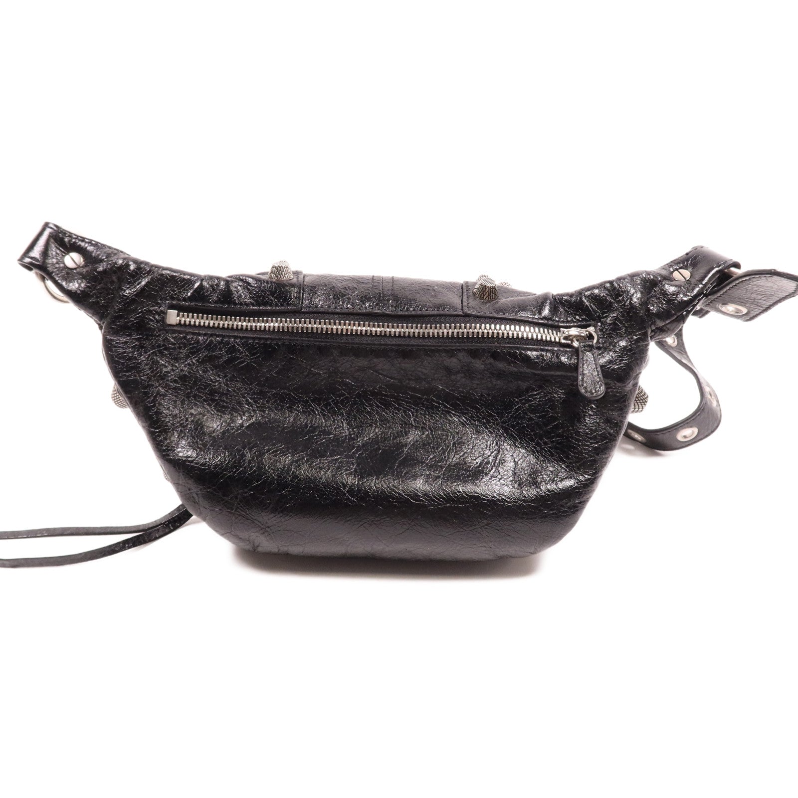 BALENCIAGA 牛皮皮革Cagole Belt Pack銀扣腰包