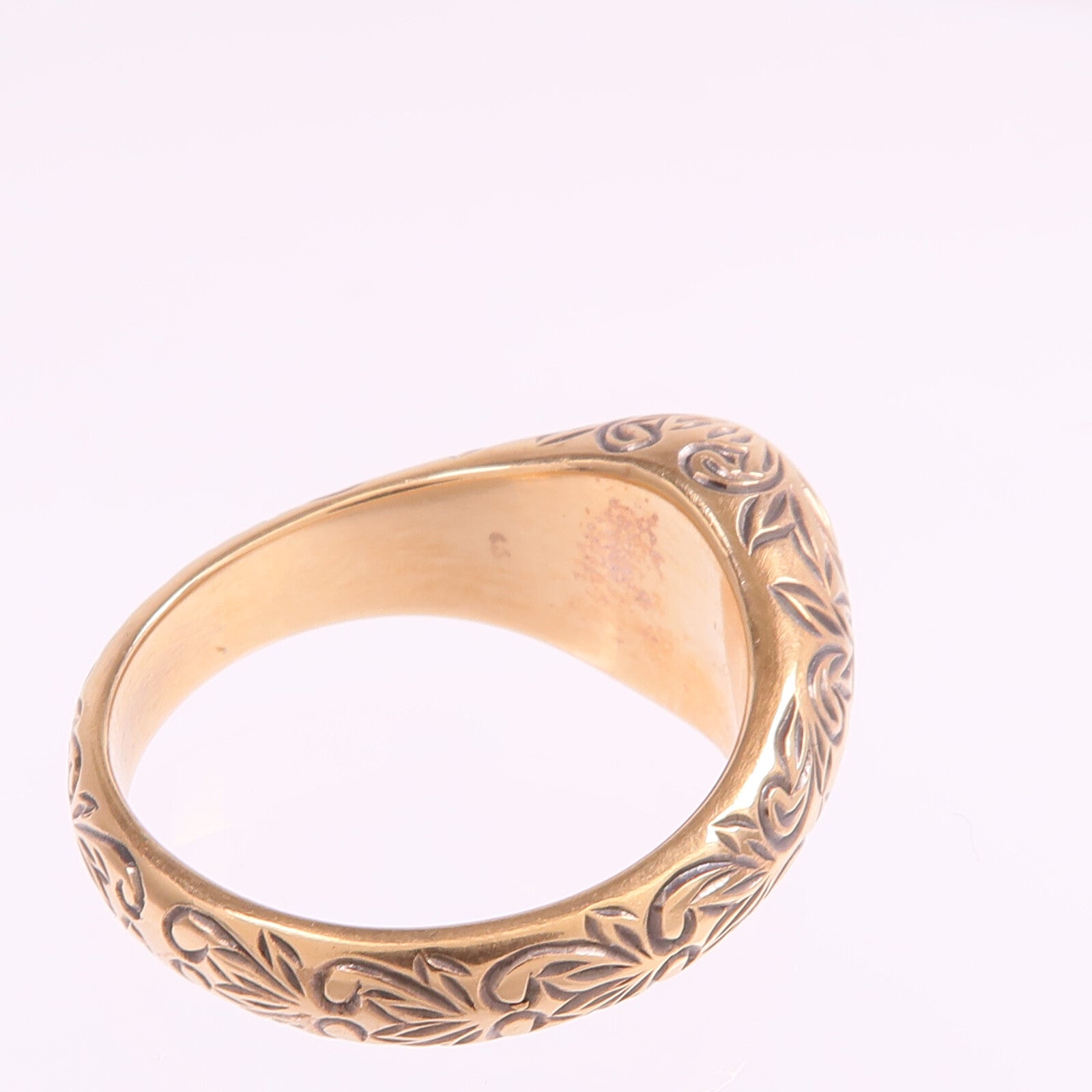 JEWELRY 18K玫瑰金Sapphire Ring藍寶石戒指US#7.5