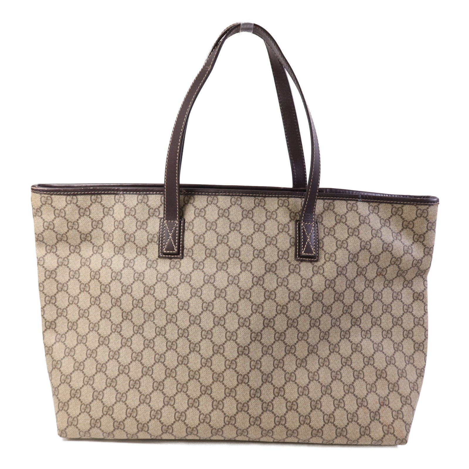 GUCCI 塗層帆布Shoulder Bag銀扣肩背袋