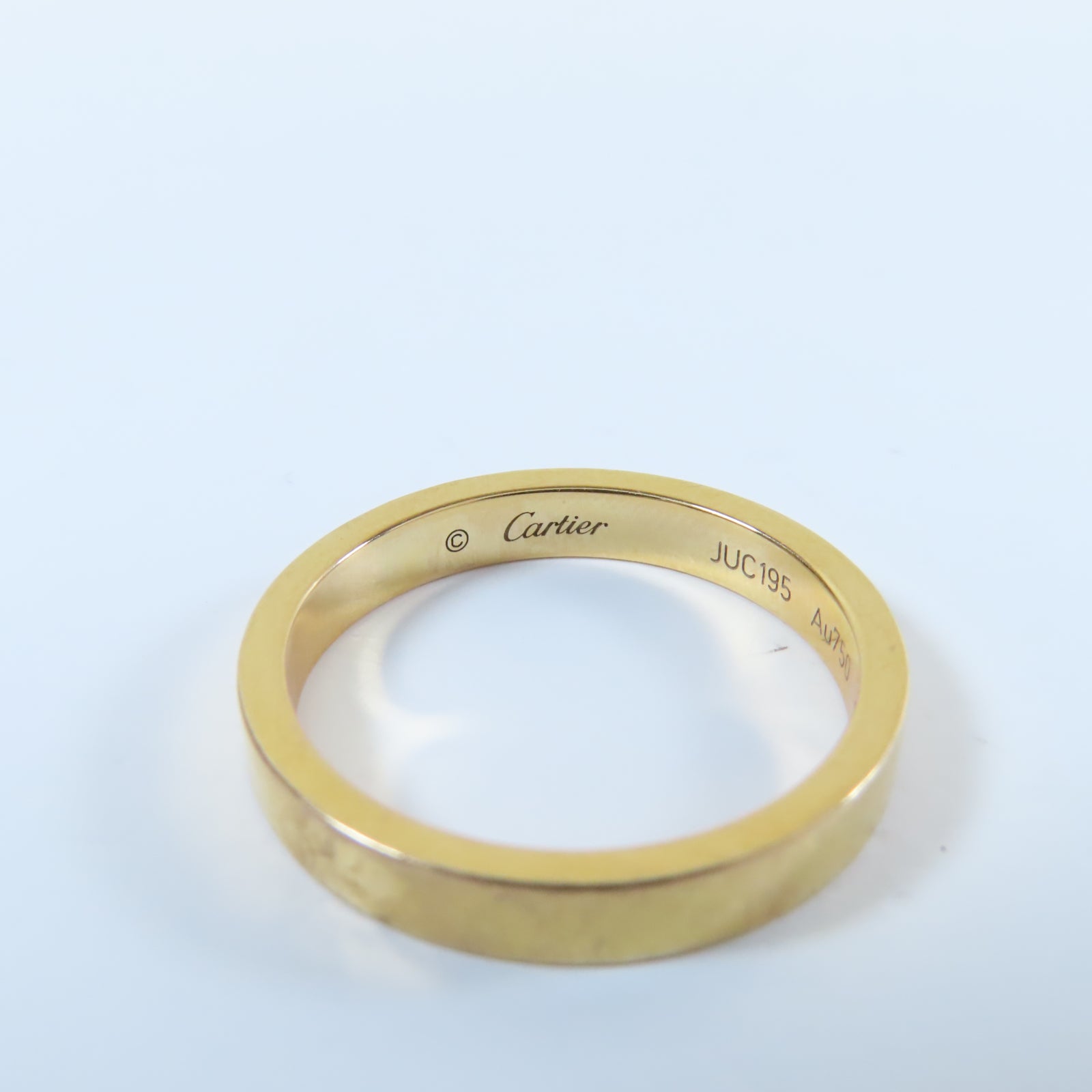 CARTIER 【激減優惠】18K玫瑰金Fine Shank Ring戒指Cartier#53/US#6.25
