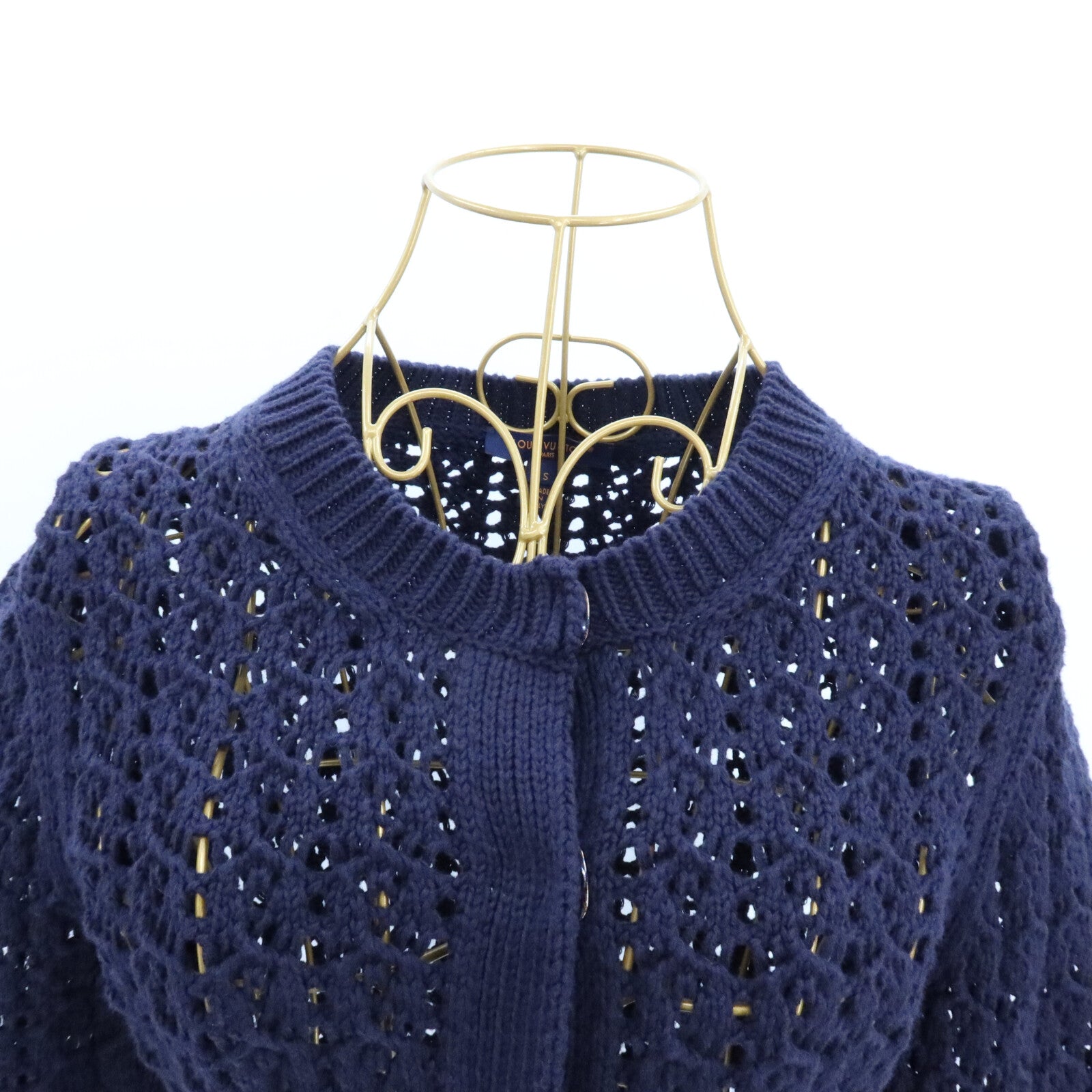 LOUIS VUITTON Cotton/Cashmere Cardigan針織