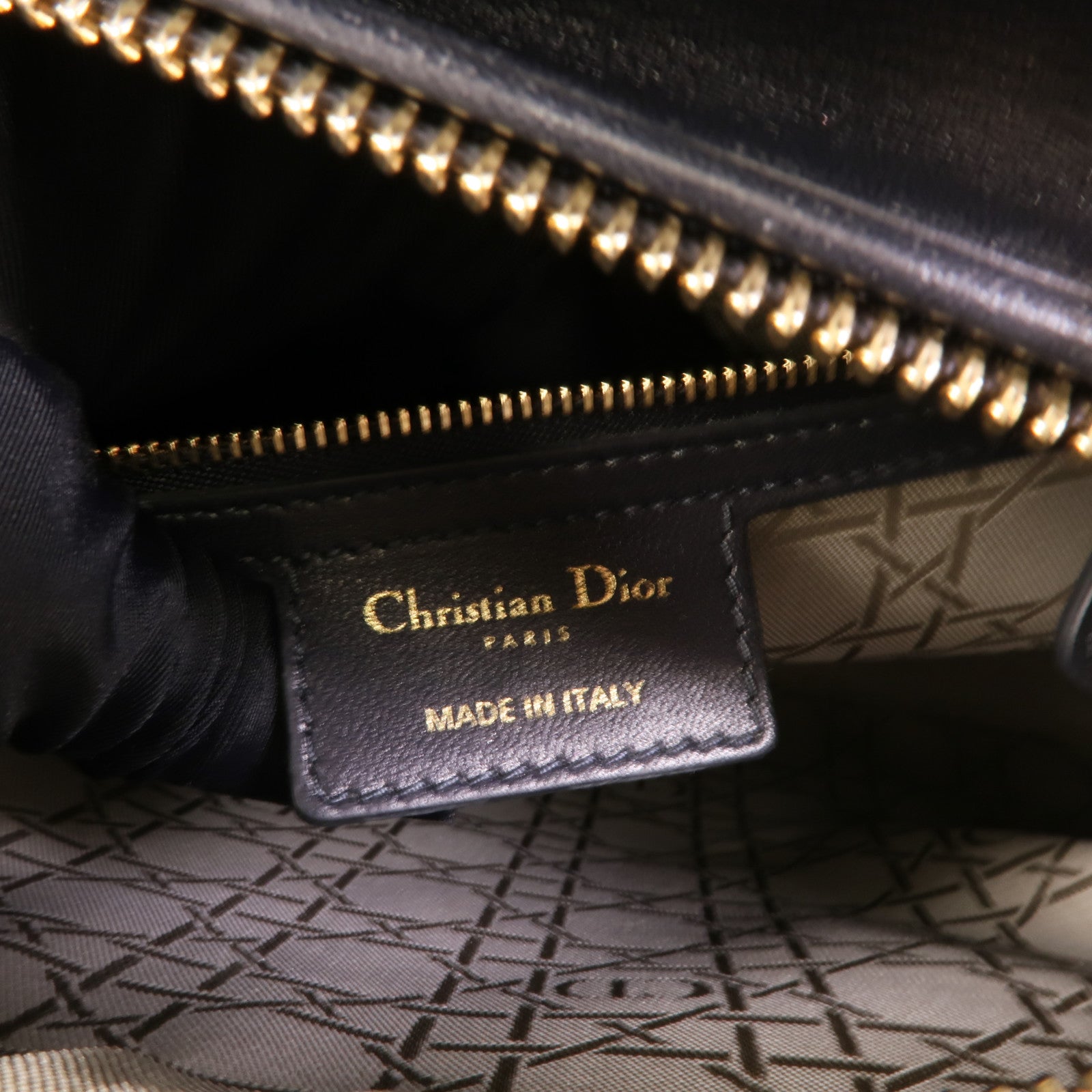 Dior 羊皮皮革Lady Dior Large手挽肩背兩用袋