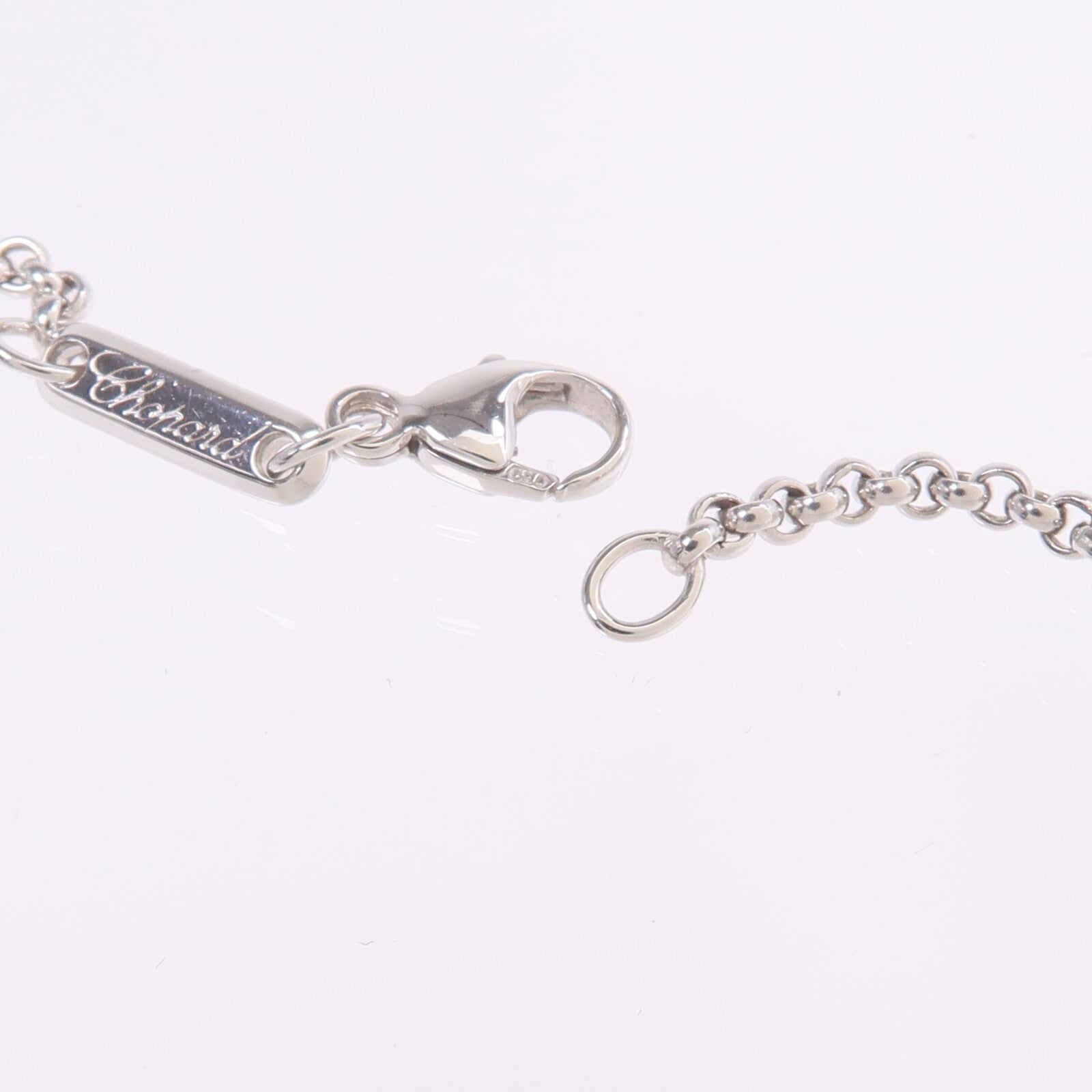 Chopard 18K白金Happy Spirit Diamond Necklace鑽石項鍊