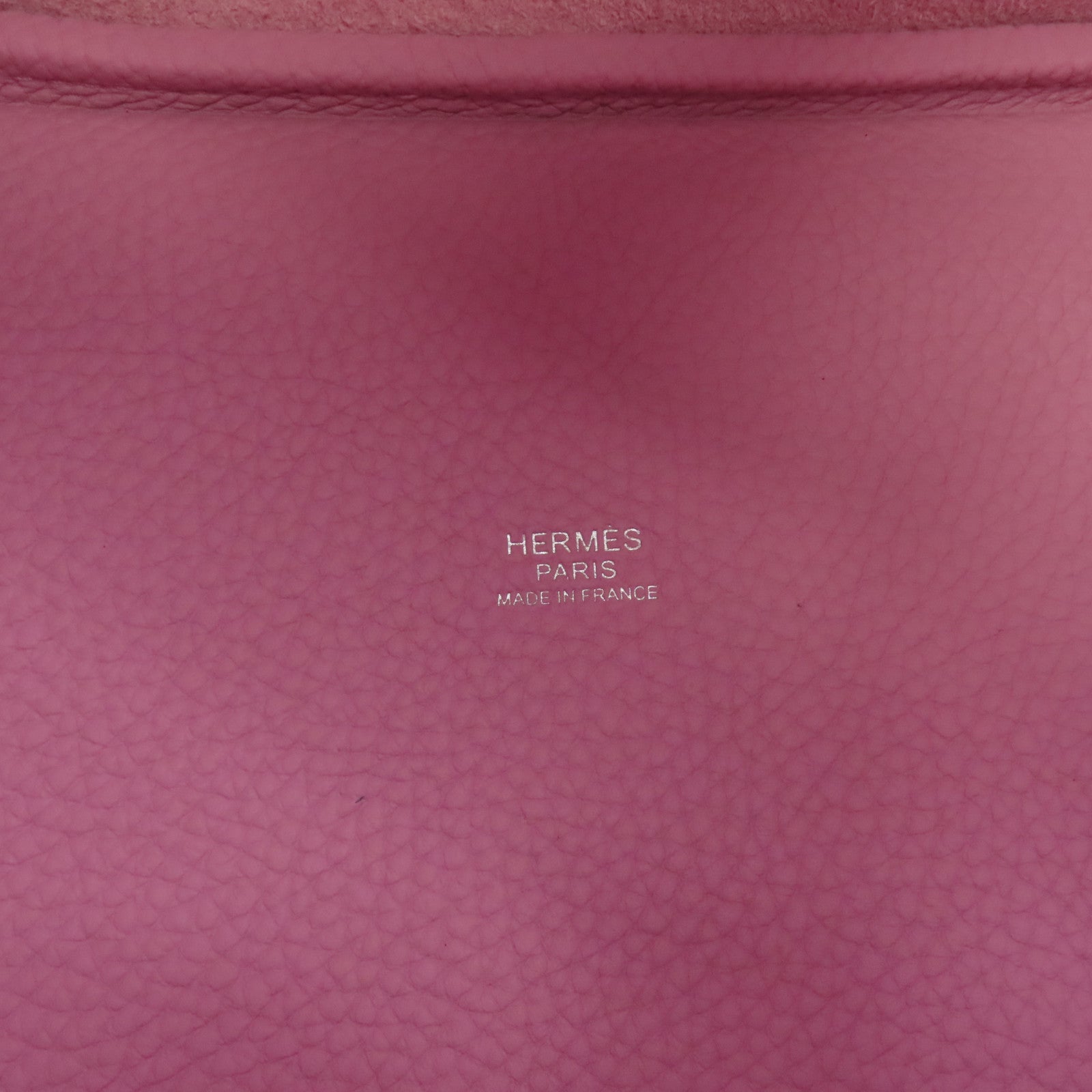 HERMES Clemence皮革Picotin PM銀扣手挽袋Mauve Sylvestre/粉紅色
