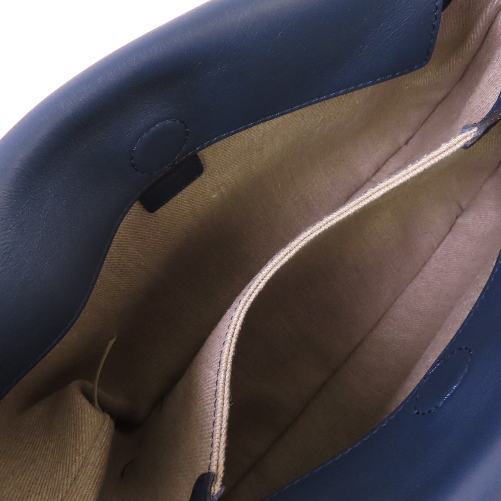 Chloe 牛皮皮革/牛仔布Medium Key Shoulder Bag肩背袋藍色