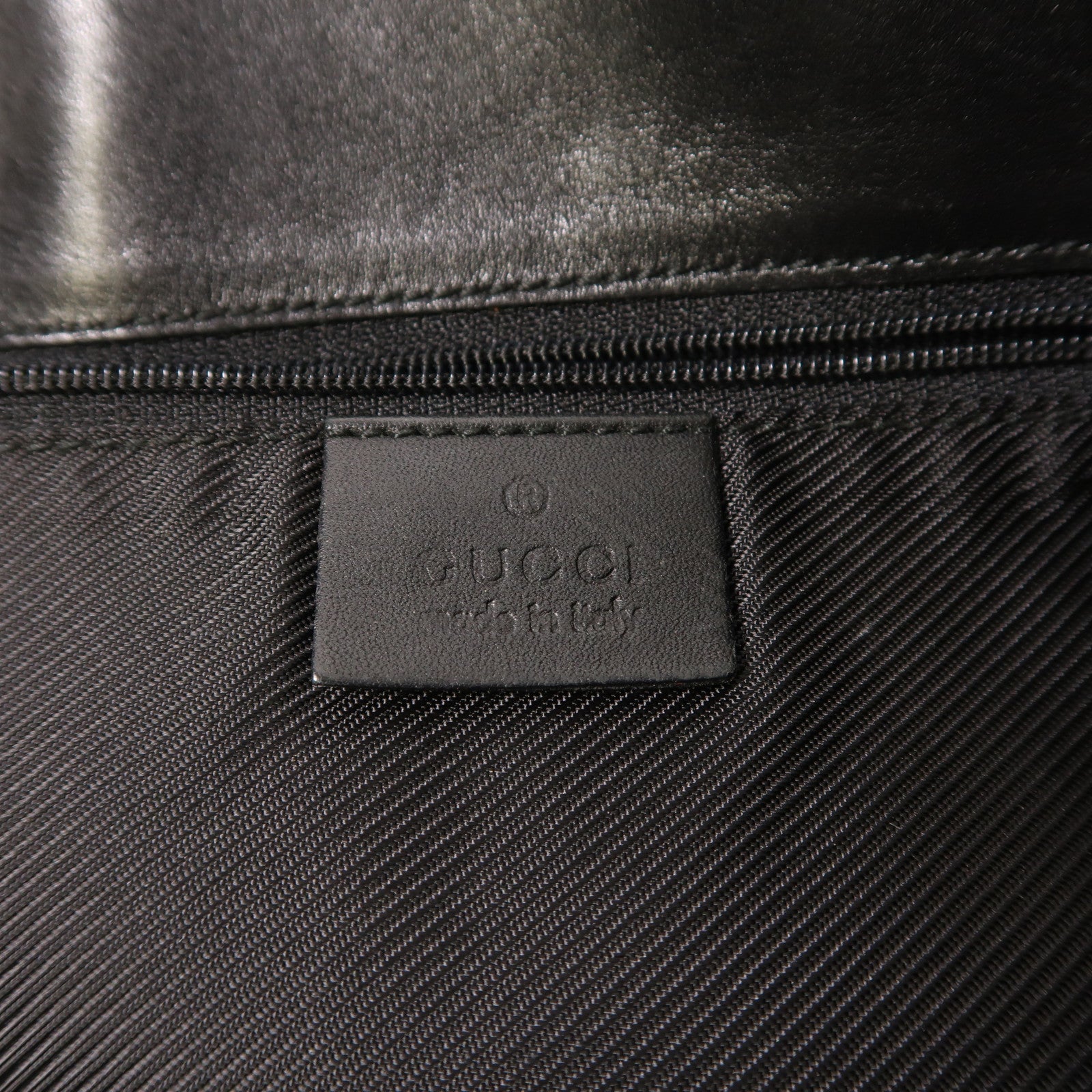 GUCCI 帆布Tote Bag金扣肩背袋