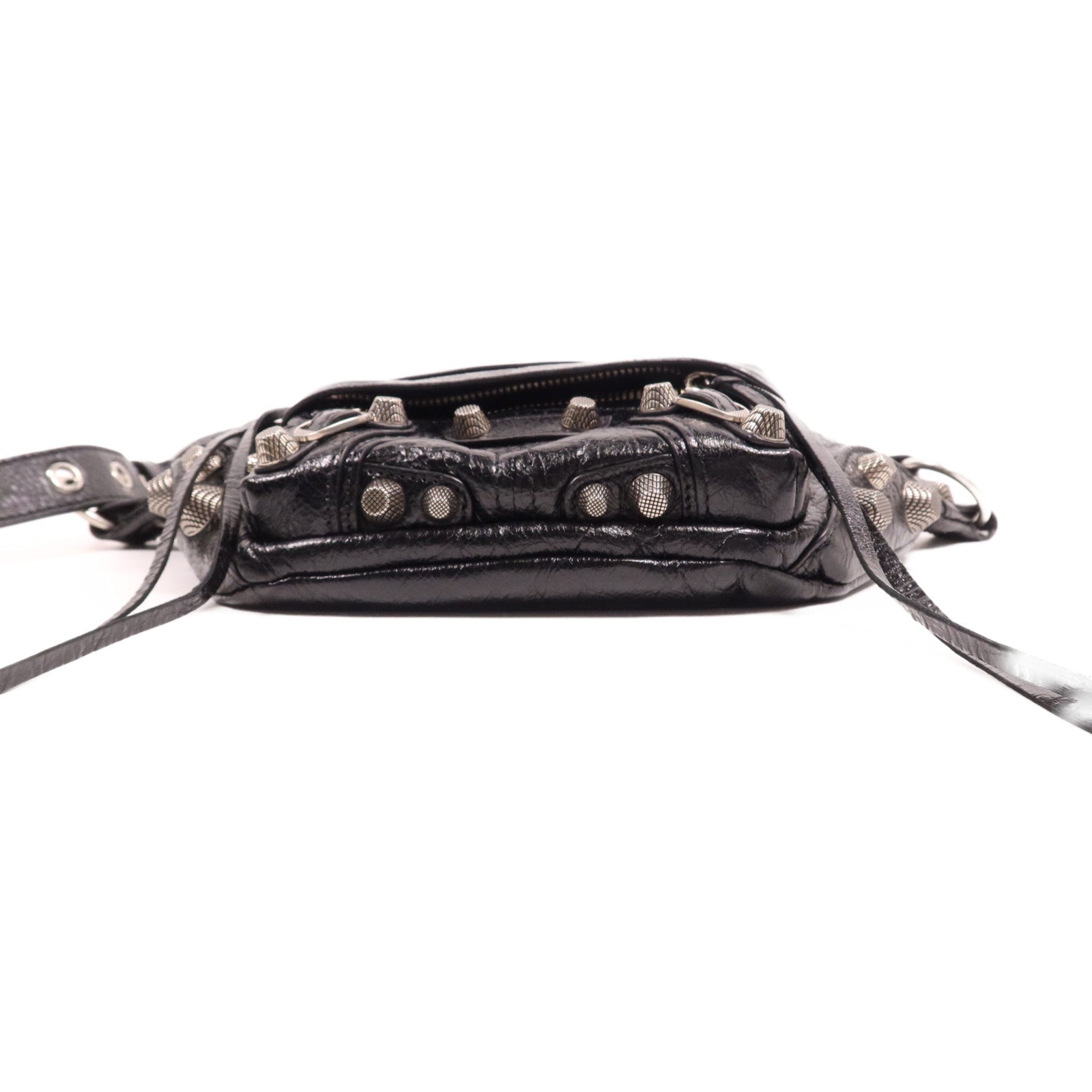 BALENCIAGA 牛皮皮革Cagole Belt Pack銀扣腰包