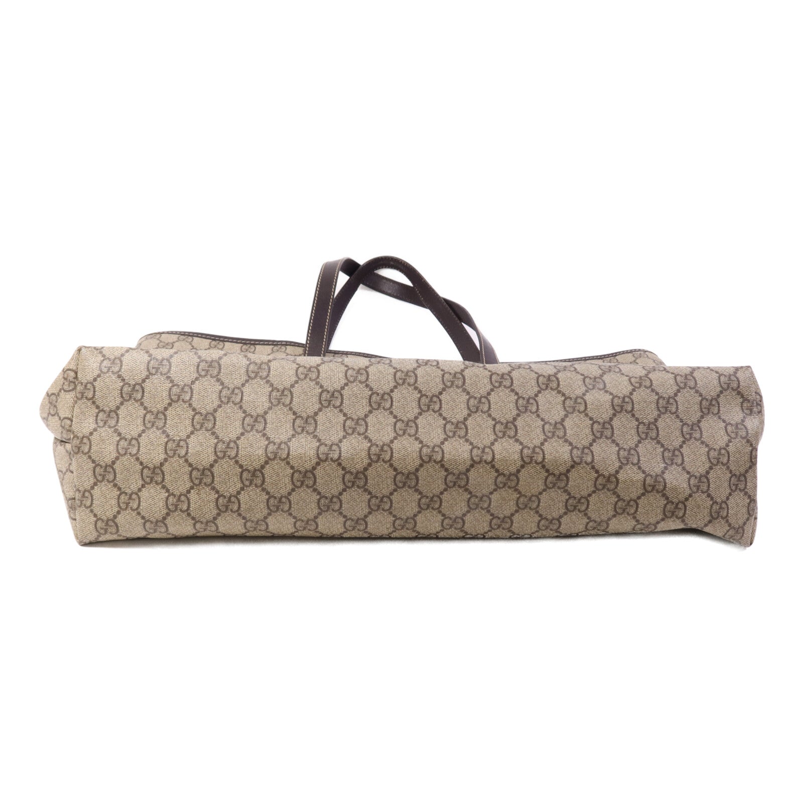 GUCCI 塗層帆布Shoulder Bag銀扣肩背袋
