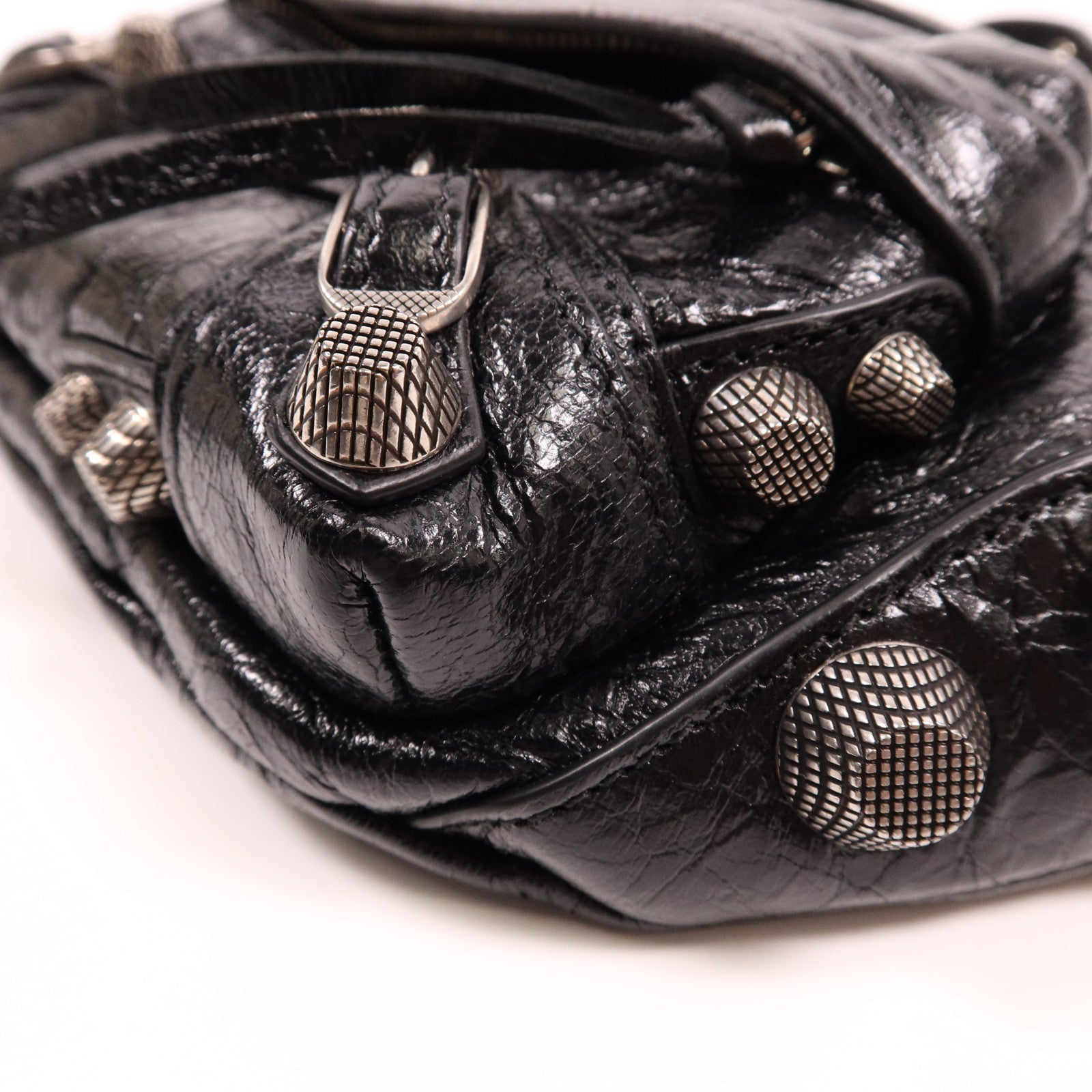 BALENCIAGA 牛皮皮革Cagole Belt Pack銀扣腰包